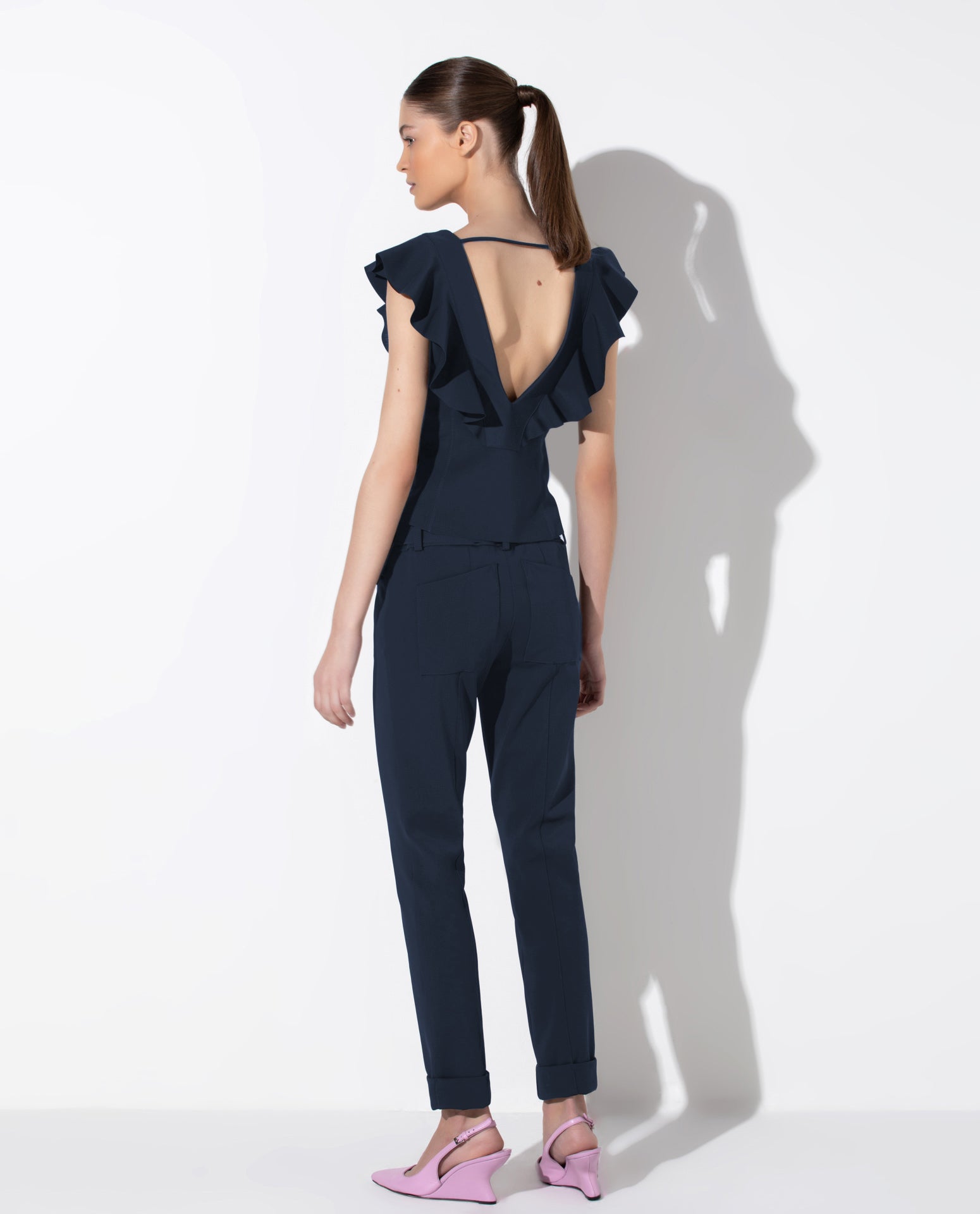 Calça Lafort Skinny Com Cinto Sabrina Technoblock® Neutra