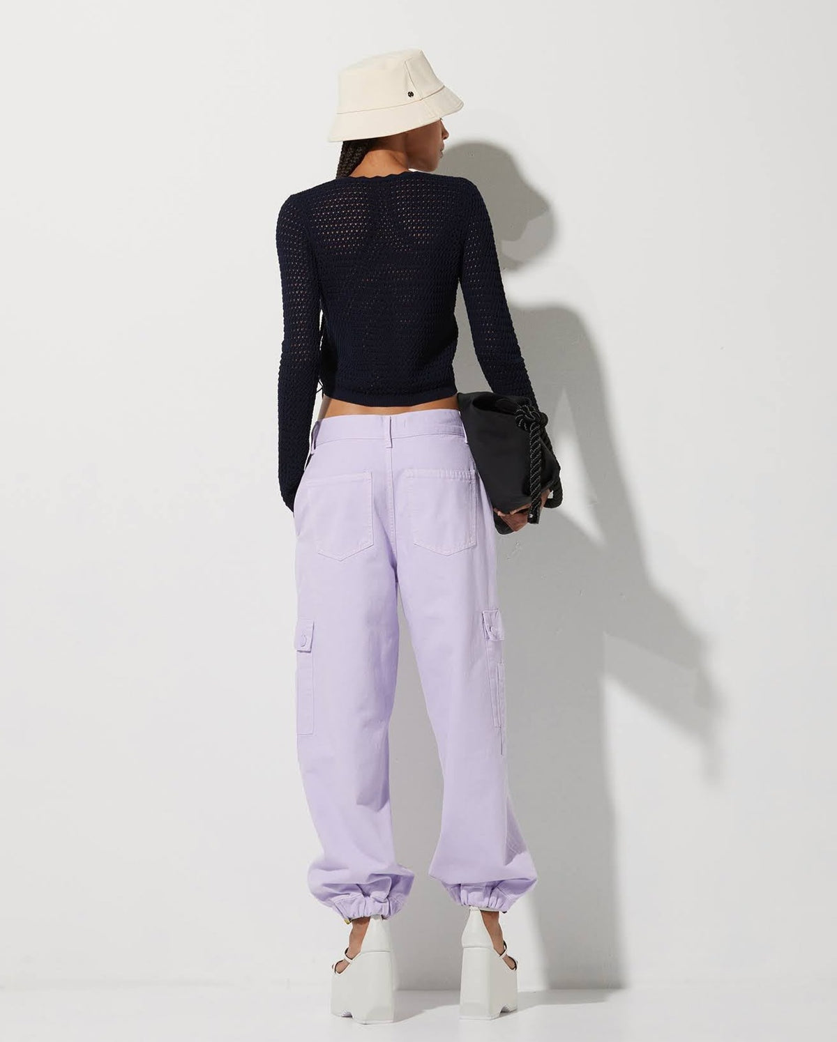 Calça Lafort Ampla Jackie Sarja