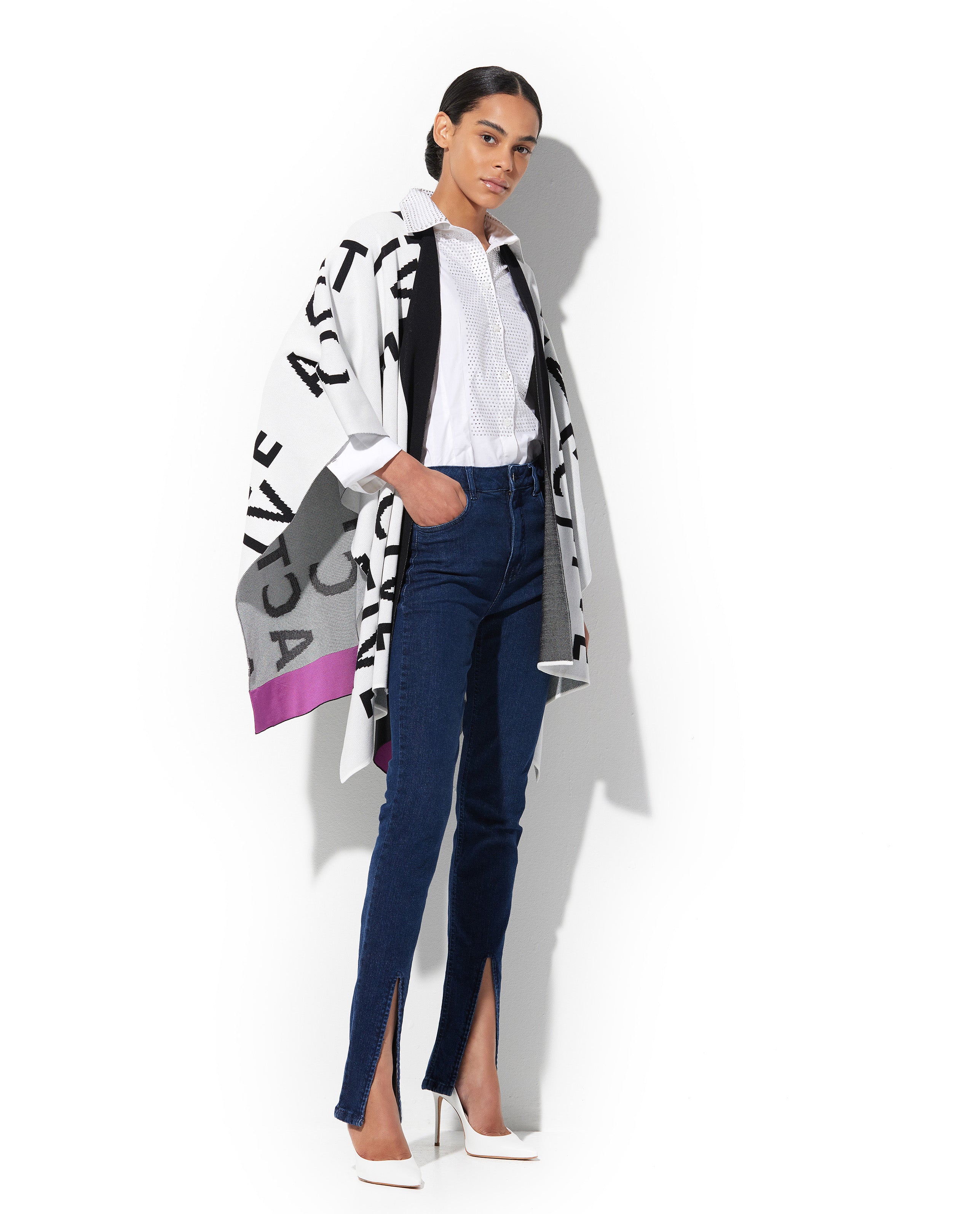 Camisa Lafort Com Pregas Crystal Tricoline