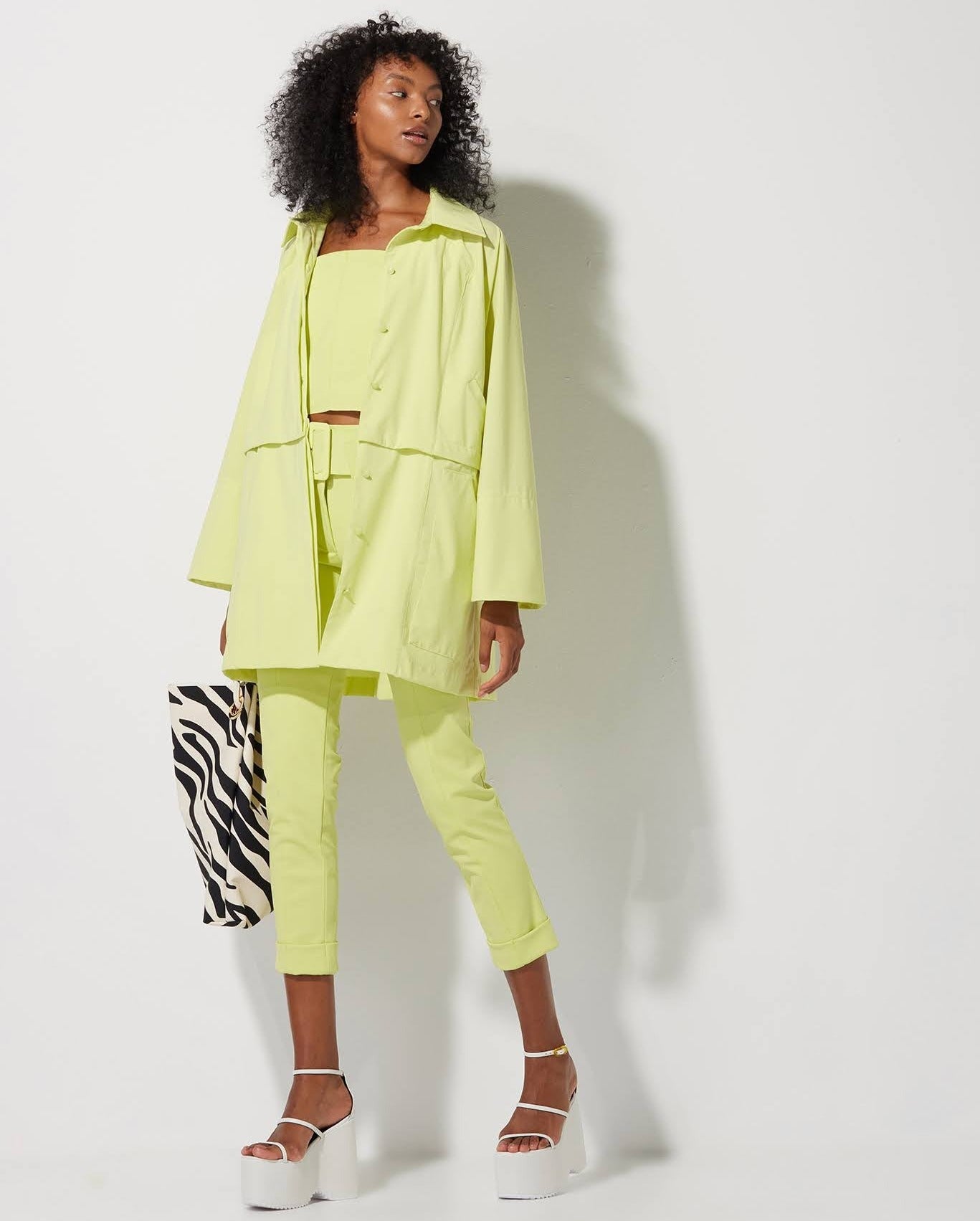 Parka Lafort Alongado Marcela Edge Block®