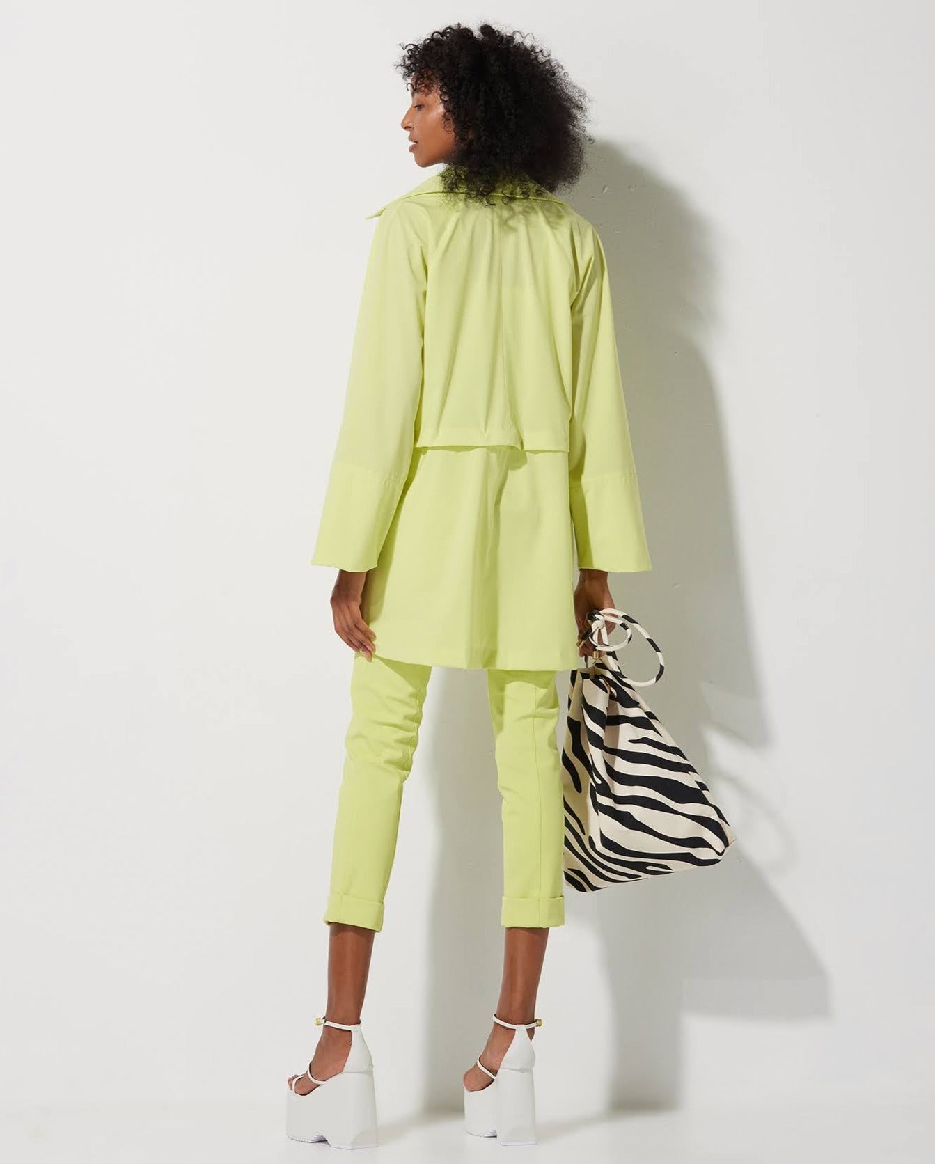 Parka Lafort Alongado Marcela Edge Block®