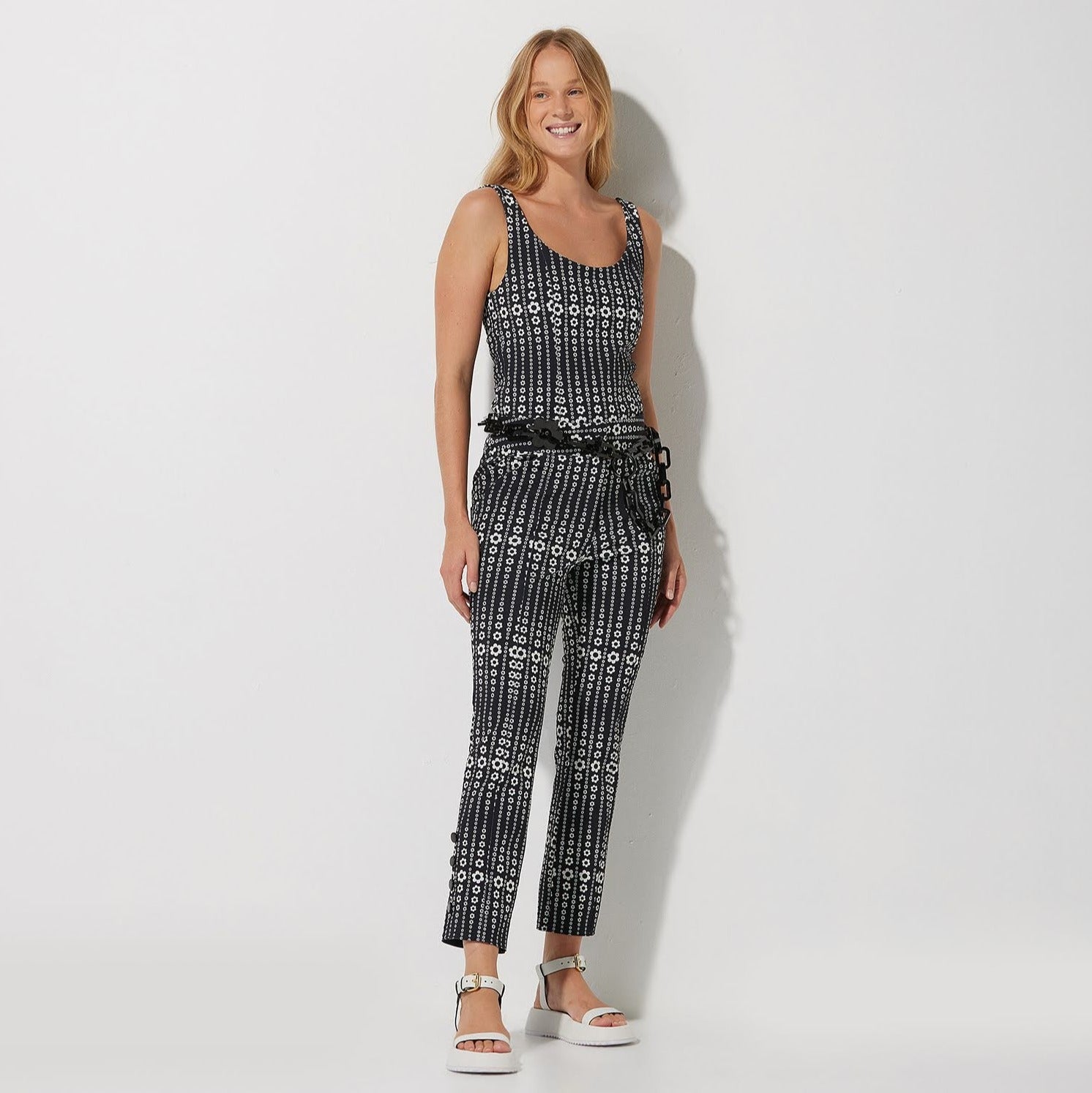 Top Lafort Decote U Anabel Technoblock® Estampado