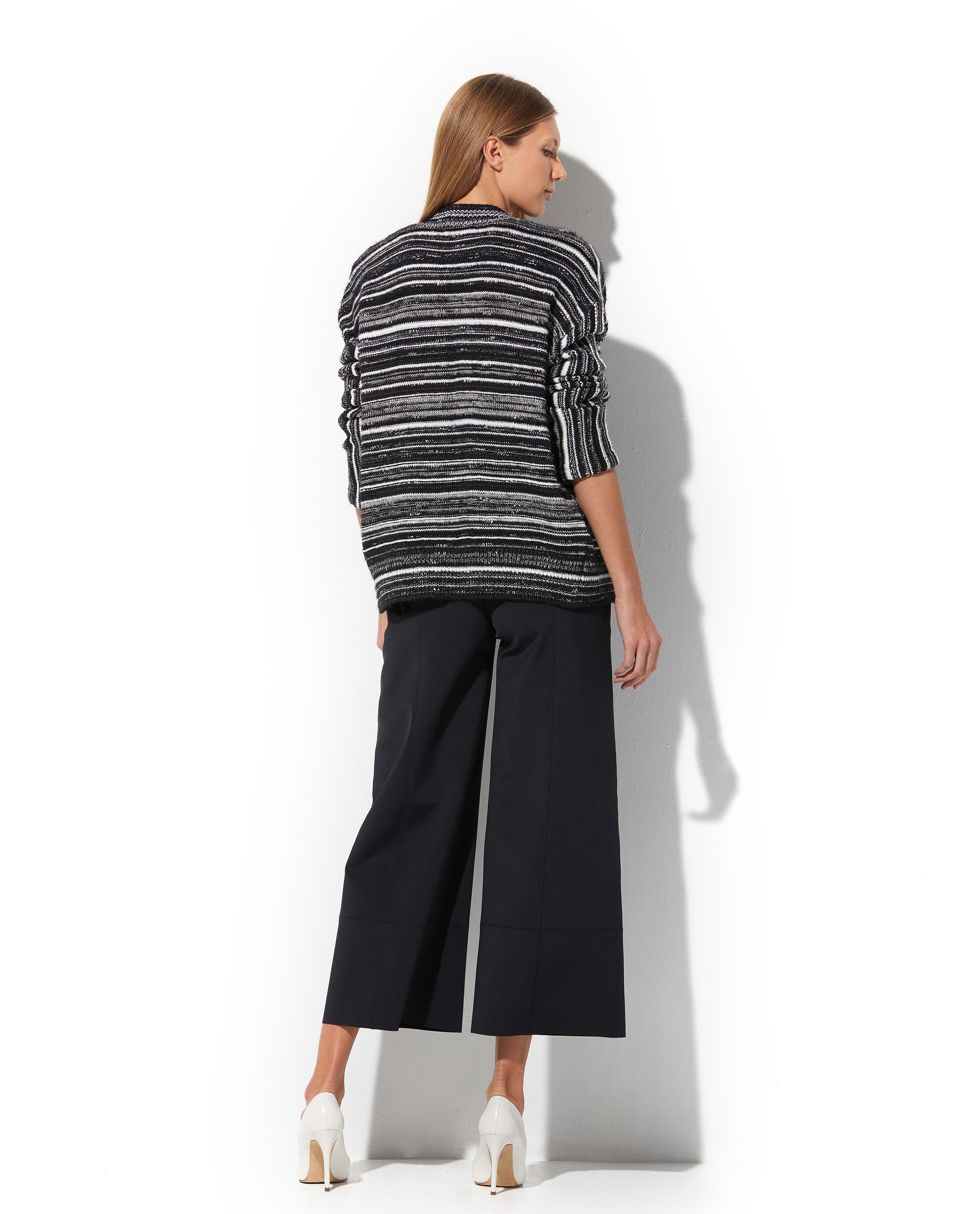 Cardigan Lafort Manga Longa Magna Tricot