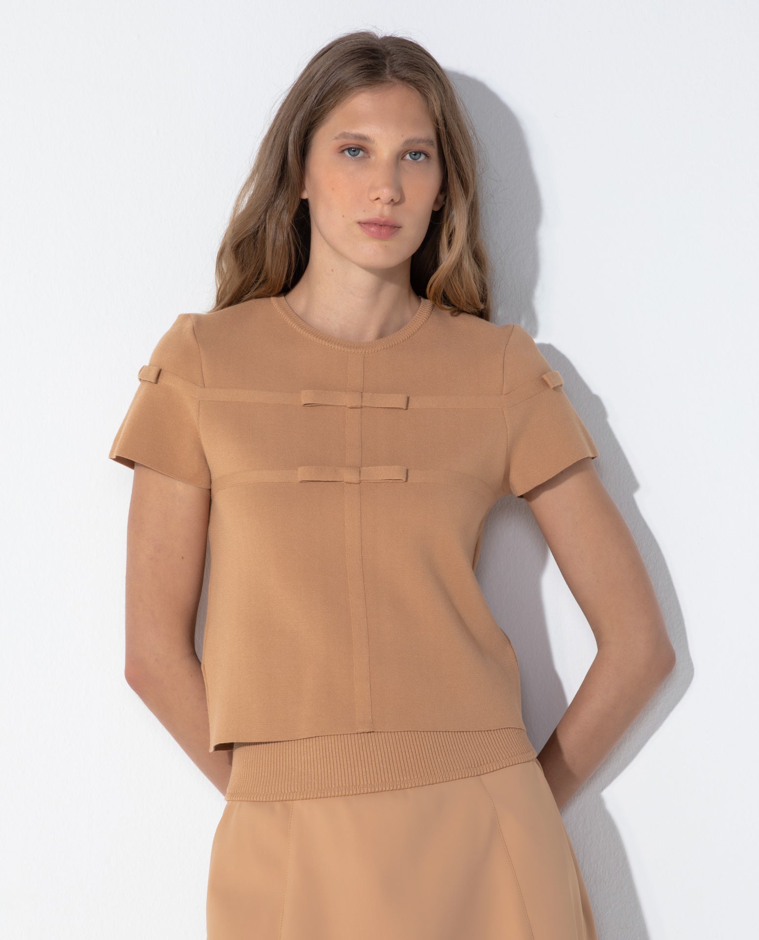Blusa Lafort Manga Curta Lu Tricot