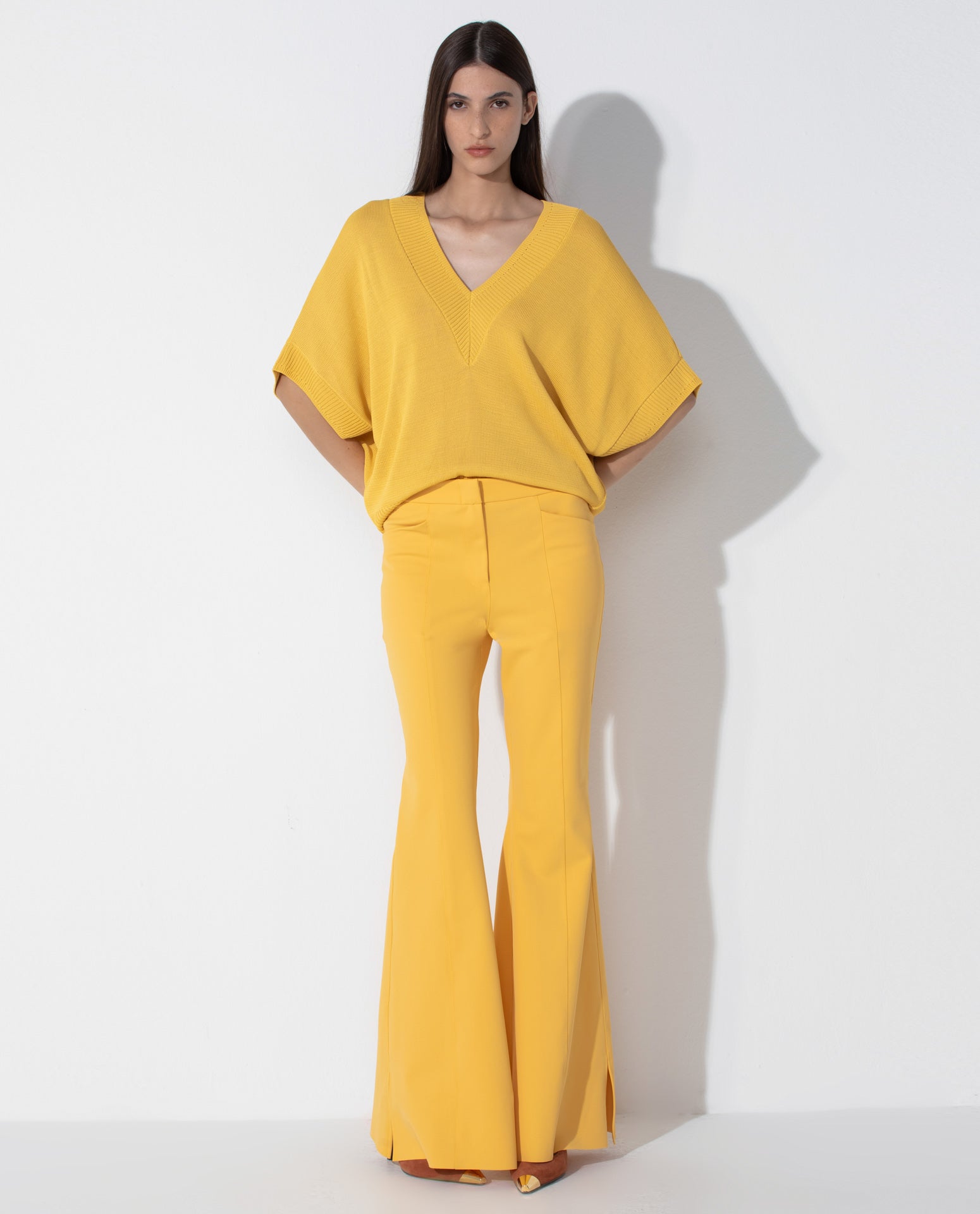 Blusa Lafort Decote V Hellen Tricot