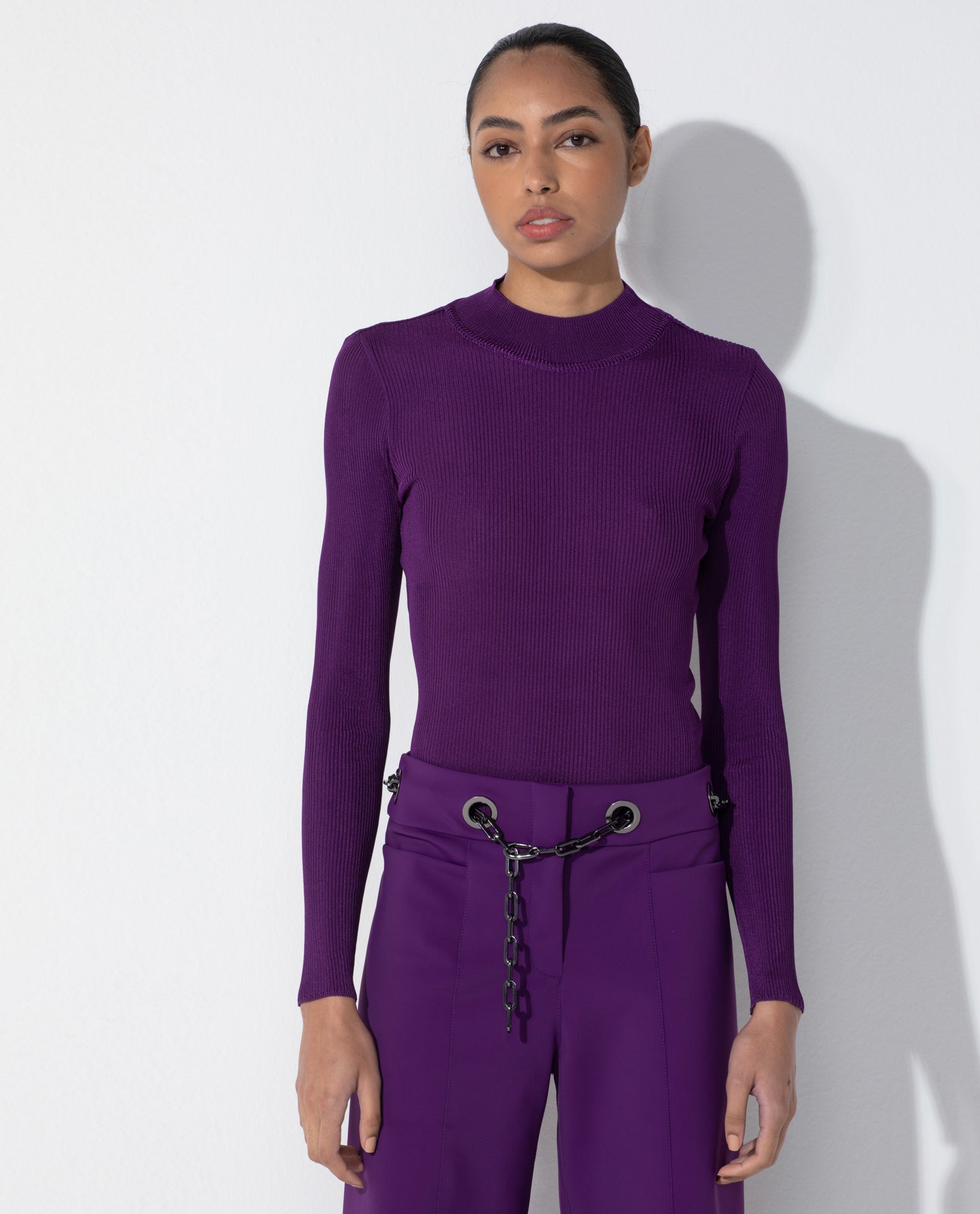 Blusa Lafort Gola Alta Letícia Tricot London Stories