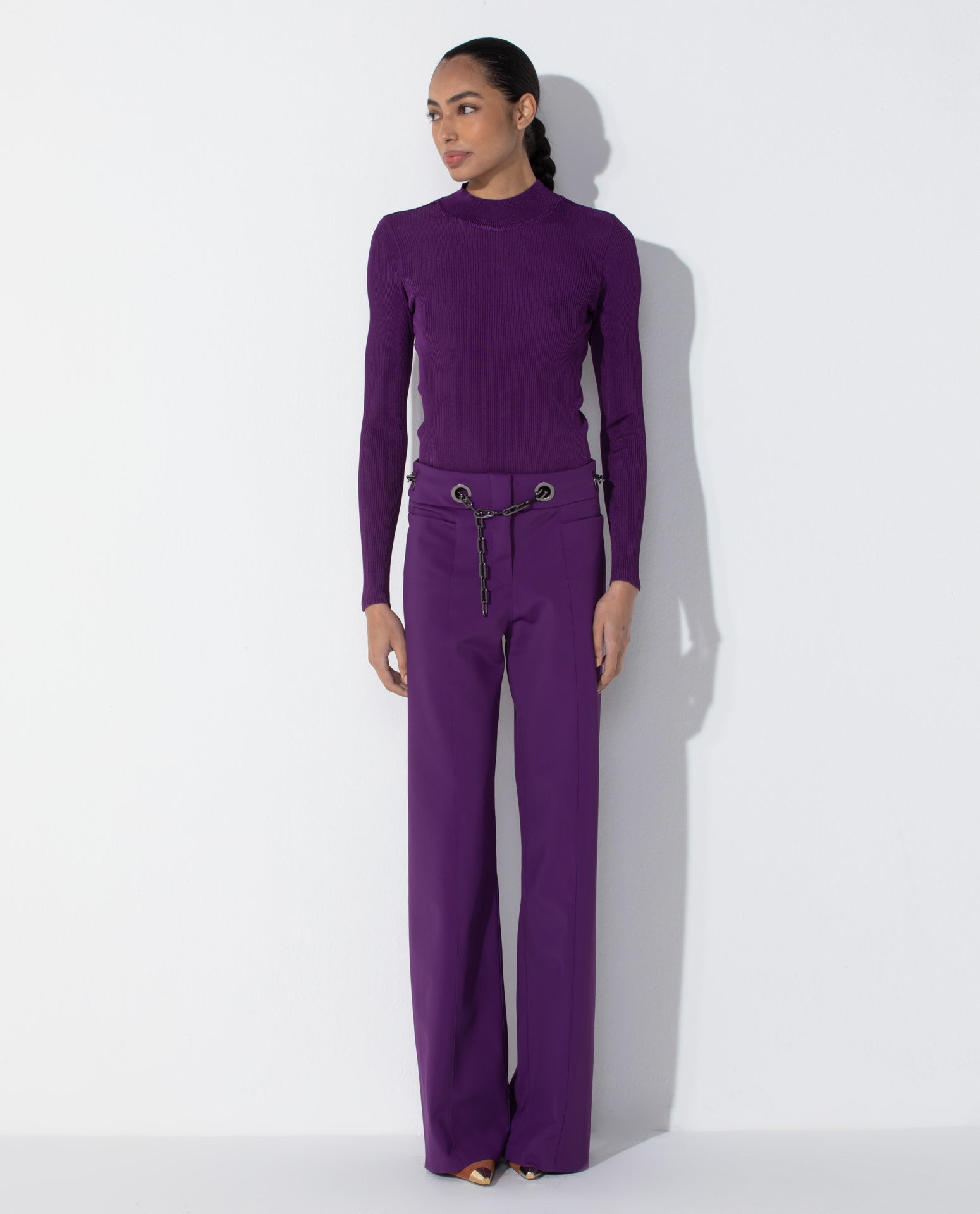 Blusa Lafort Gola Alta Letícia Tricot London Stories