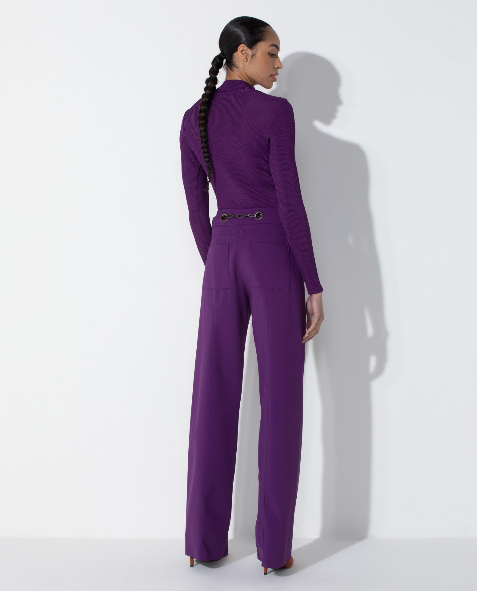 Blusa Lafort Gola Alta Letícia Tricot London Stories