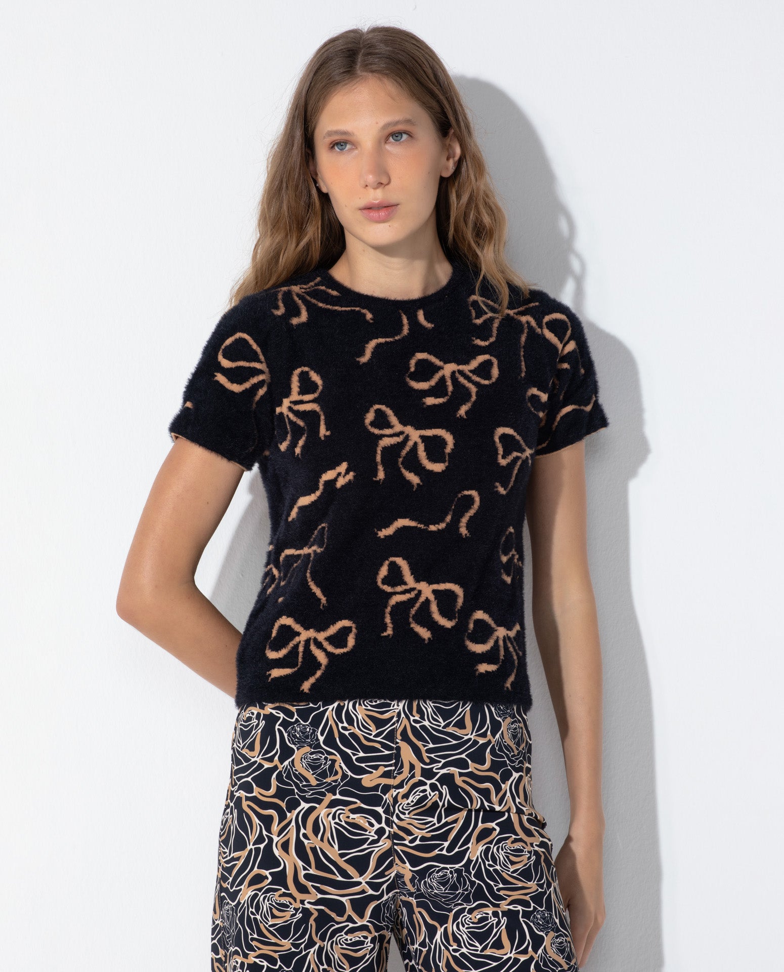 Blusa Lafort Manga Curta Talita Tricot