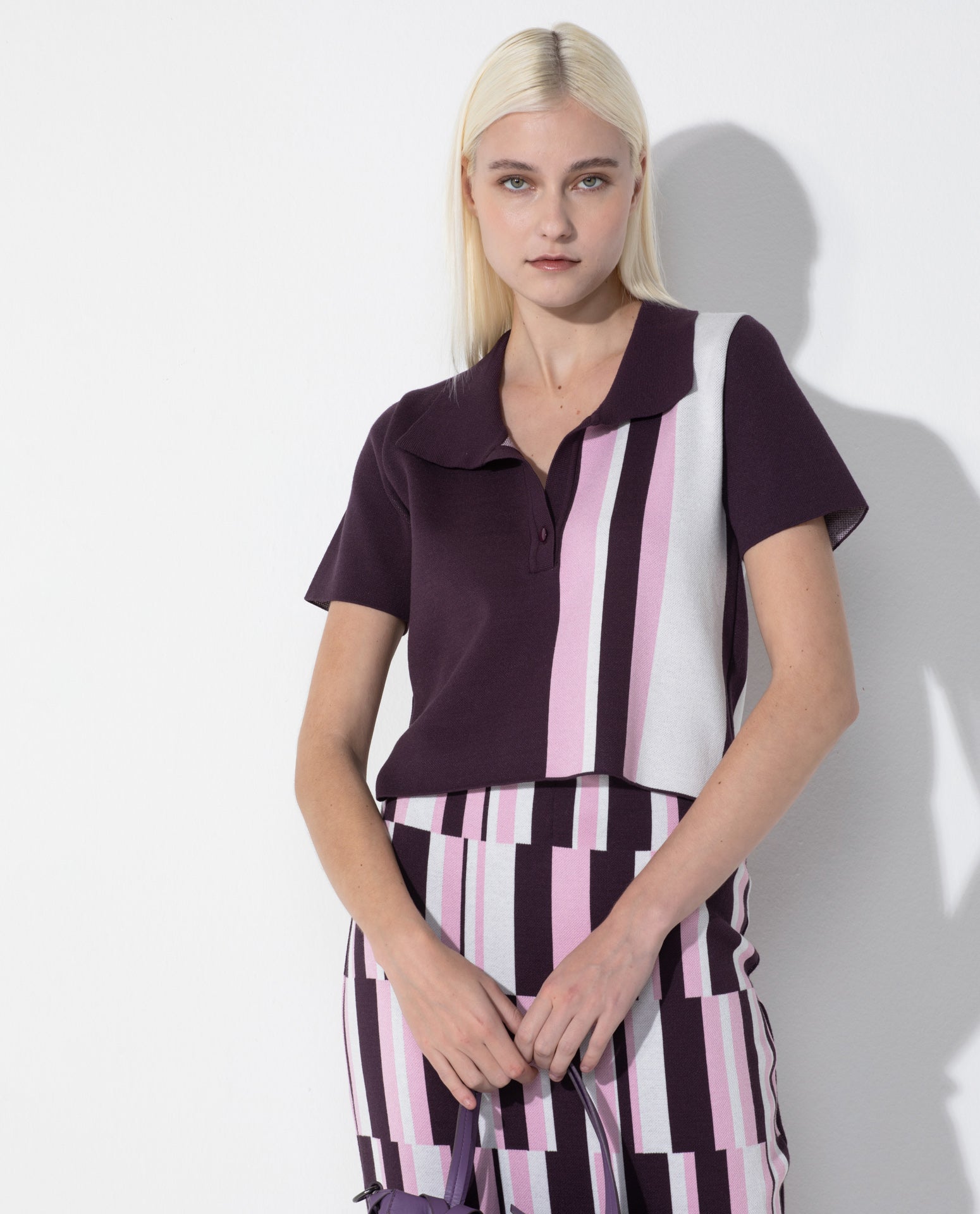 Blusa Lafort Gola Polo Marjorie Tricot