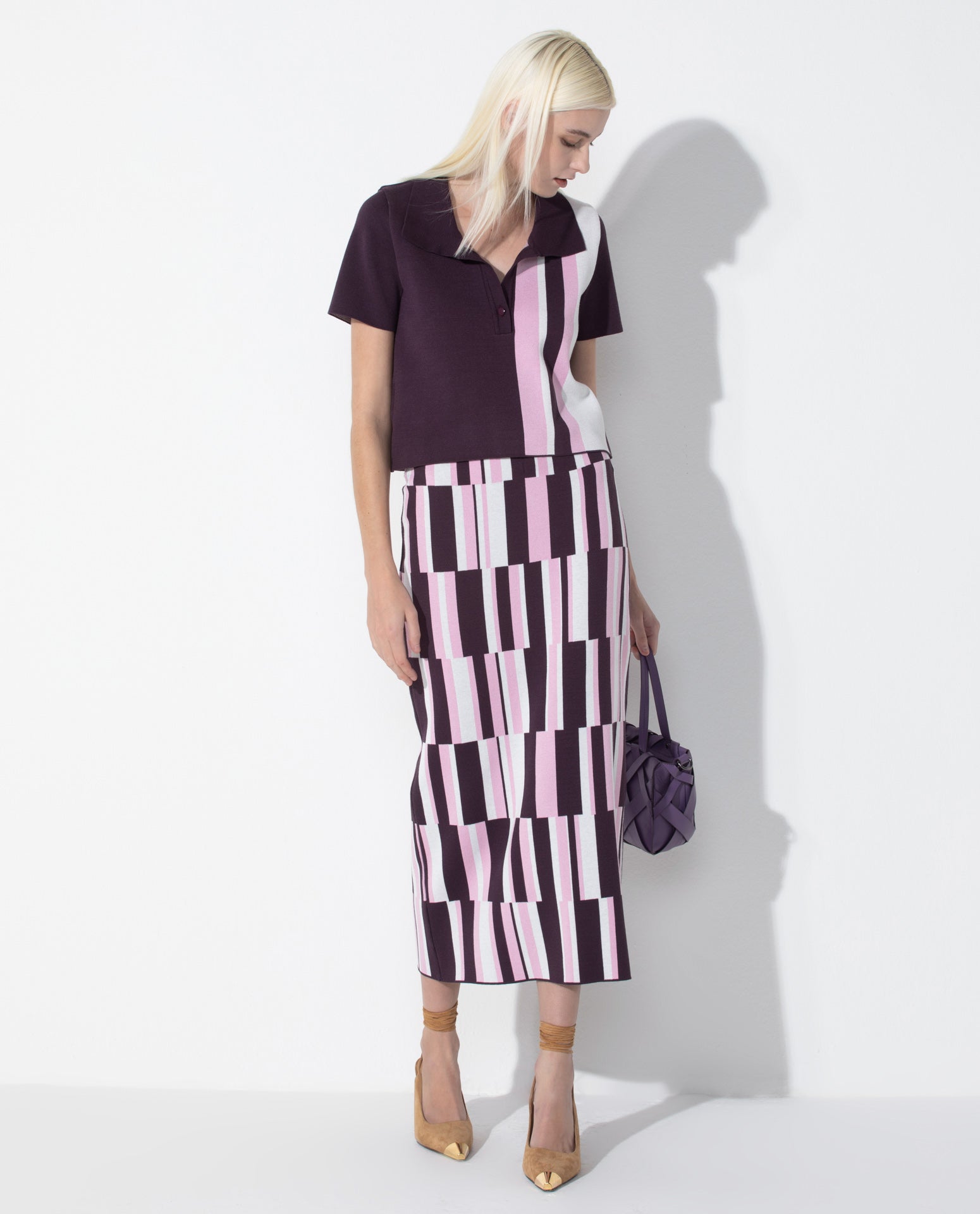 Blusa Lafort Gola Polo Marjorie Tricot