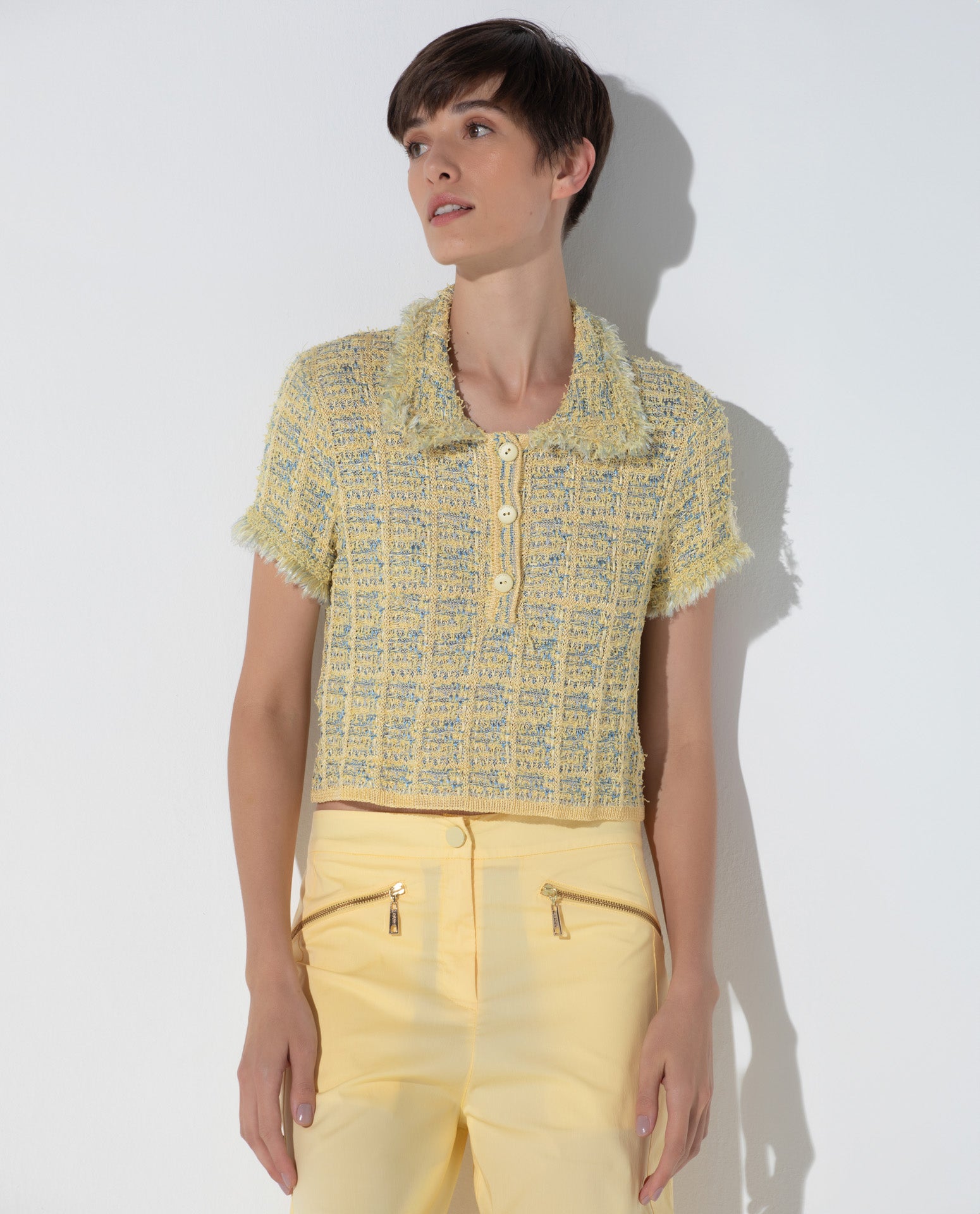 Blusa Lafort Gola Polo Ariana Tricot