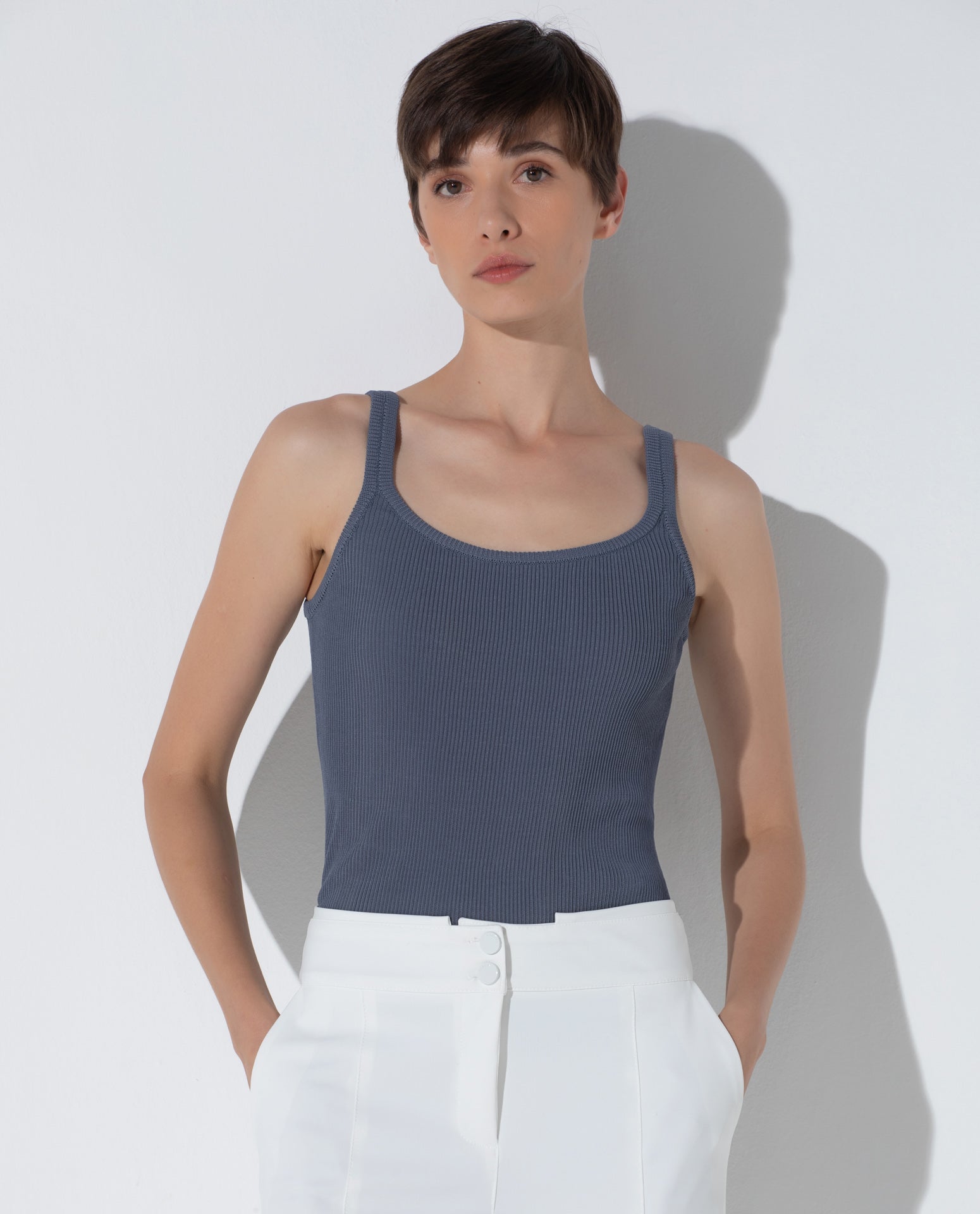 Top Lafort Sem Manga Karolaine Tricot