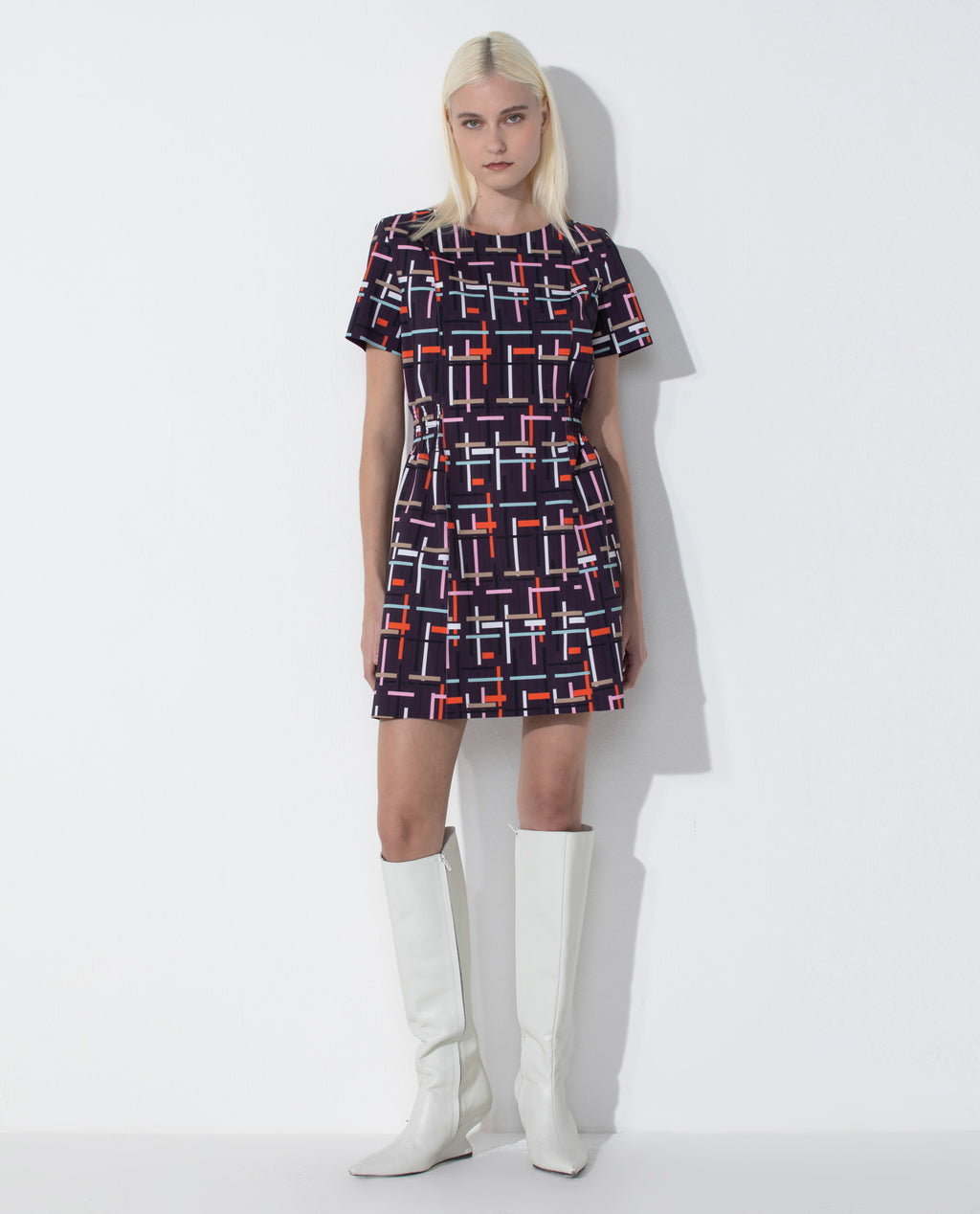 Vestido Lafort Mini Kim Technoblock® Estampado