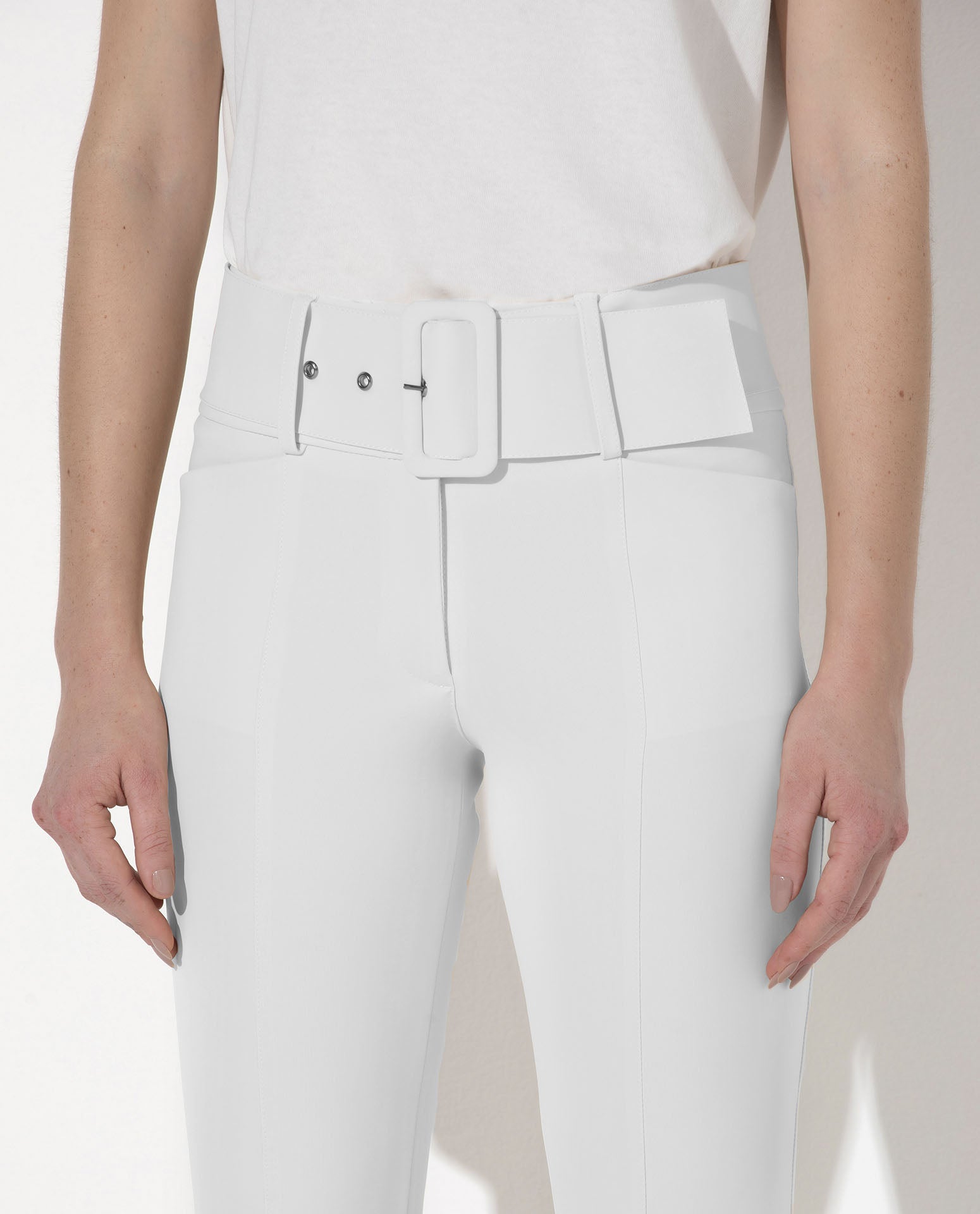 Calça Lafort Skinny Com Cinto Sabrina Technoblock® Neutra