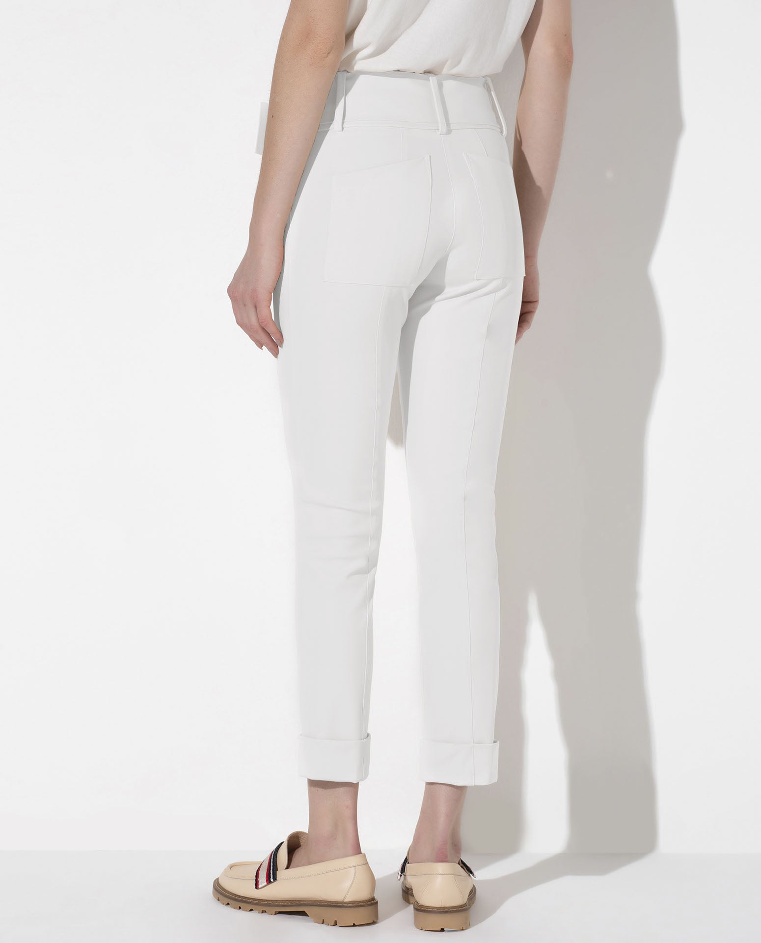 Calça Lafort Skinny Com Cinto Sabrina Technoblock® Neutra