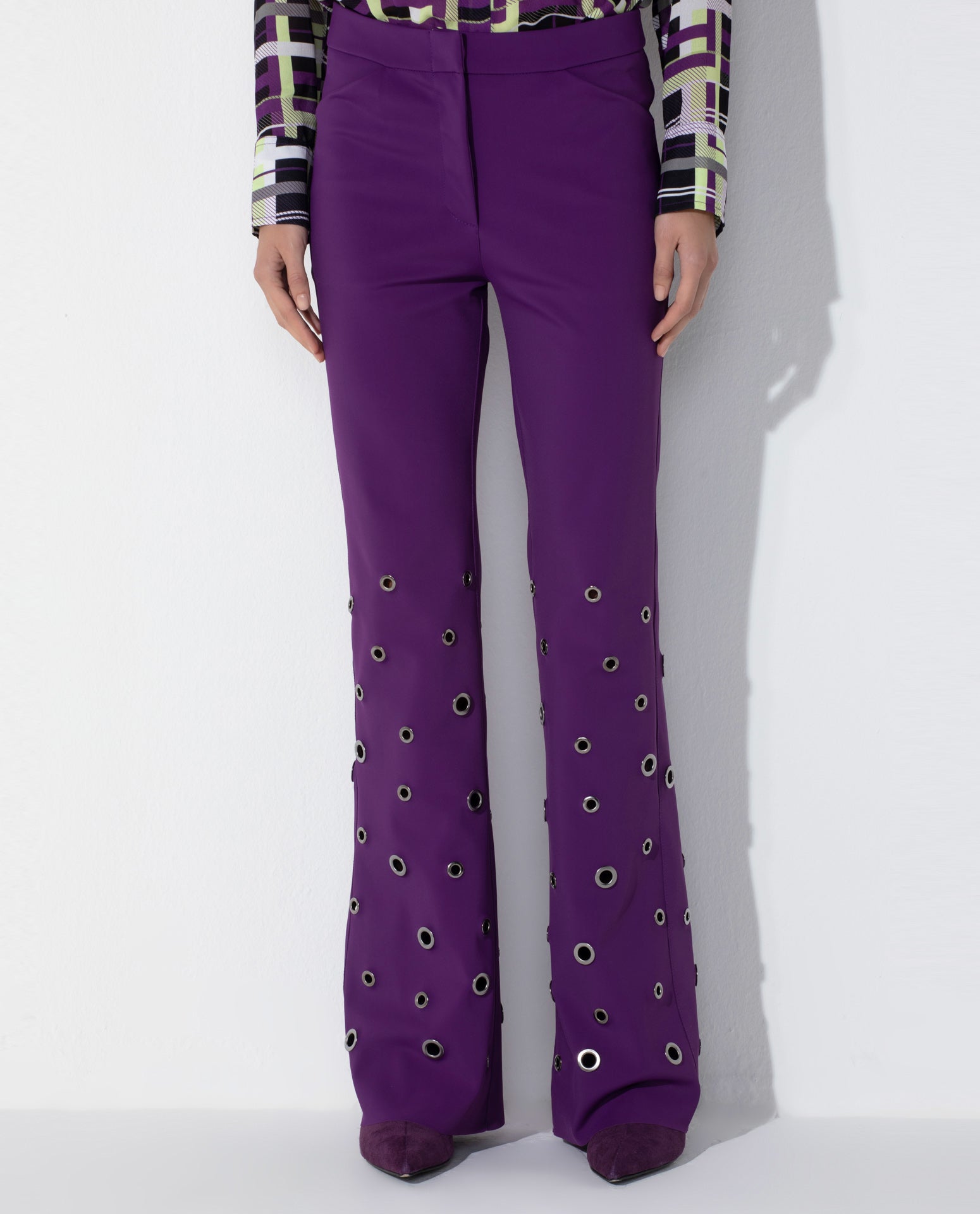 Calça Lafort Boot Com Ilhós Mônica Technoblock®