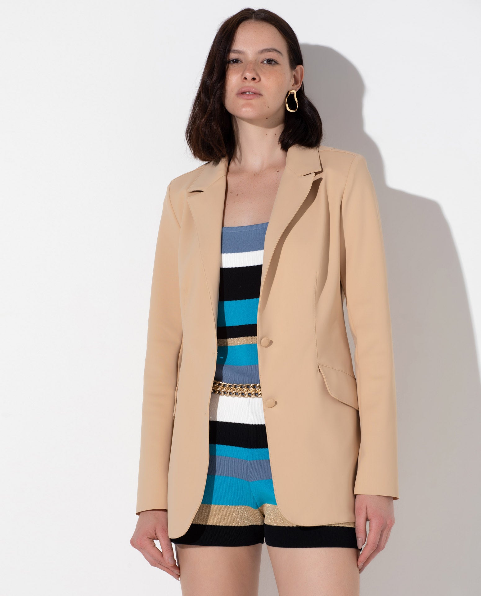 Blazer Lafort Acinturado Leah Technoblock® Retro Future