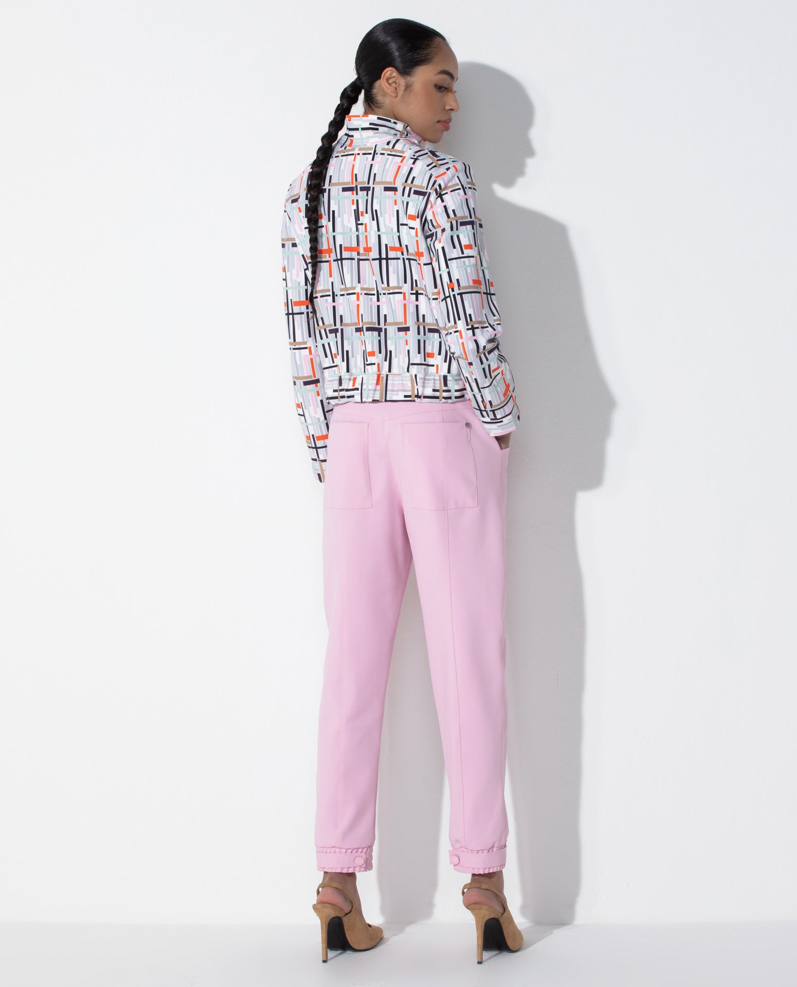 Jaqueta Lafort Bomber Odete Technoblock® Estampada