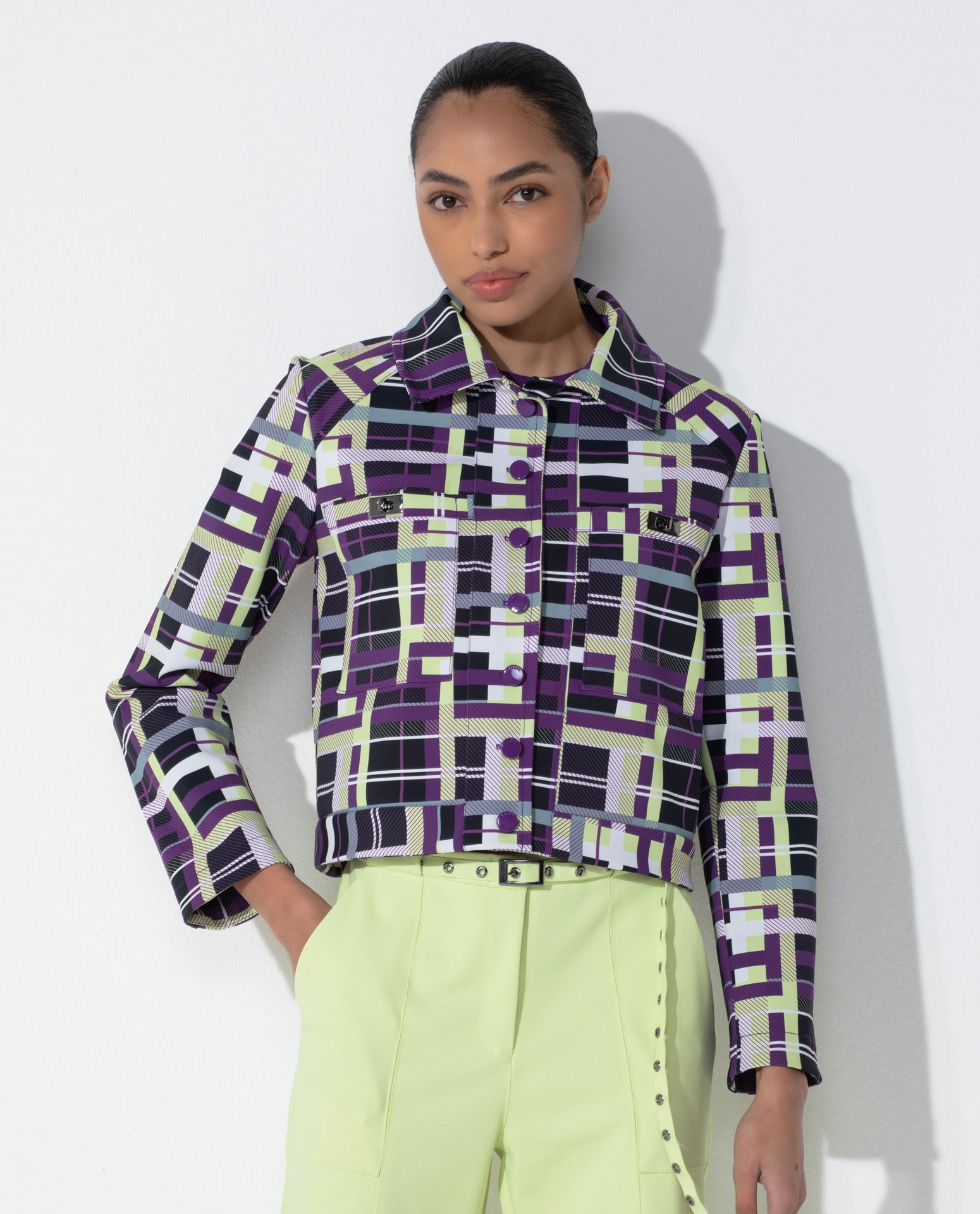 Casaco Lafort Curto Clau Technoblock® Estampada