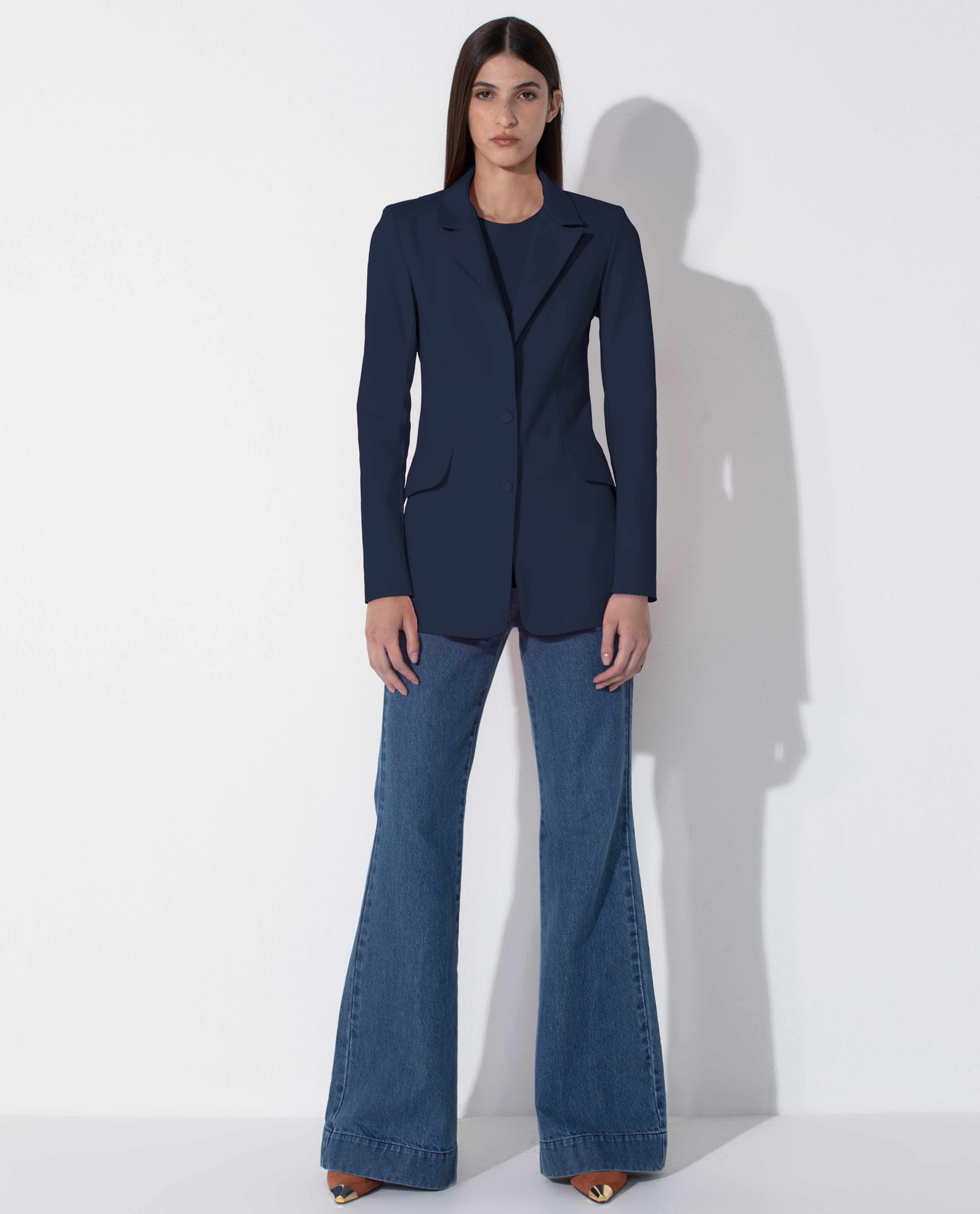 Blazer Lafort Acinturado Leah Technoblock® Neutro