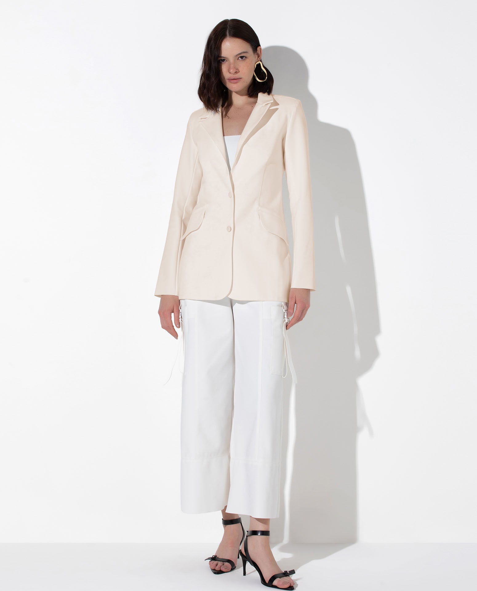 Blazer Lafort Acinturado Leah Technoblock® Neutro