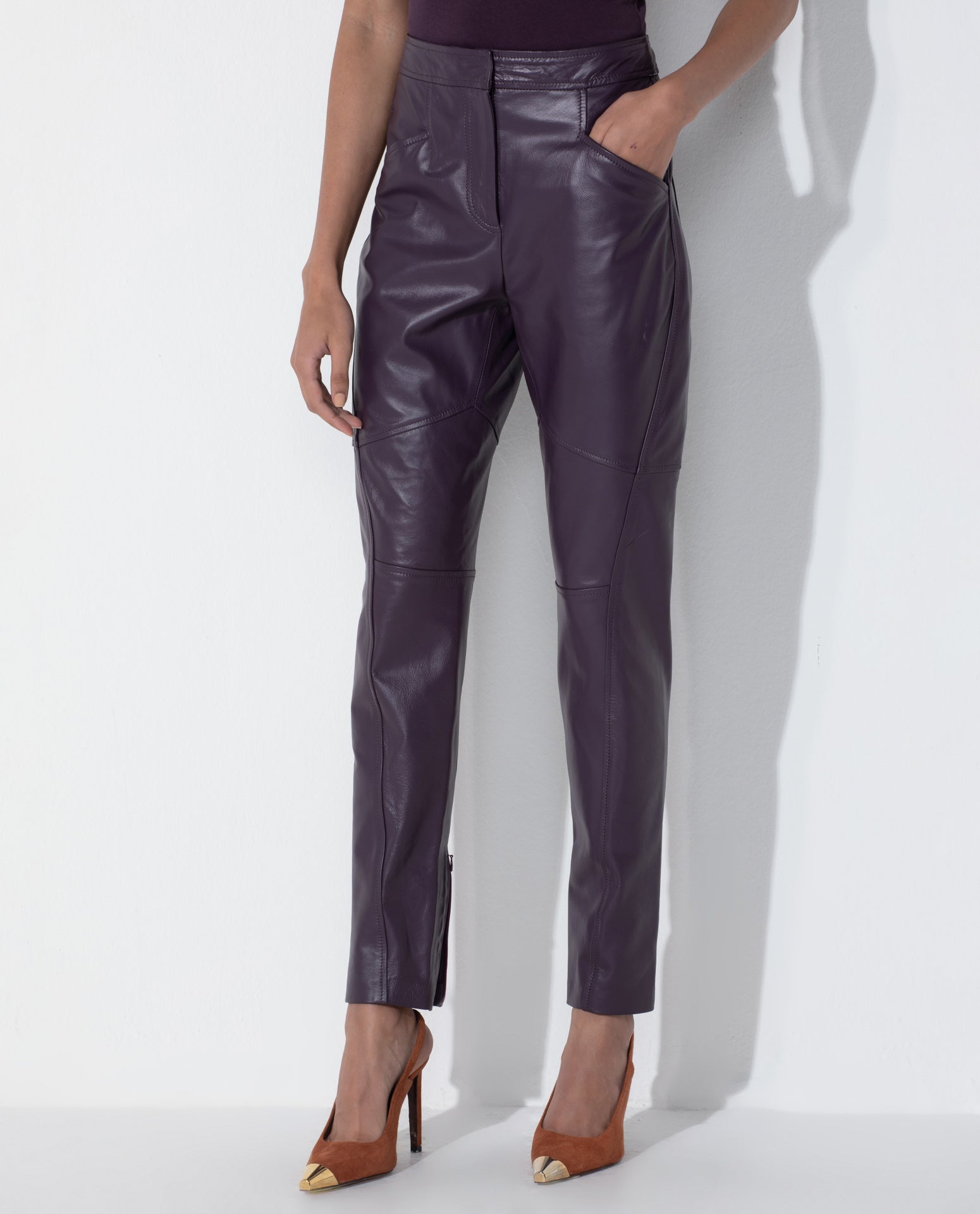 Calça Lafort Skinny Simona Couro