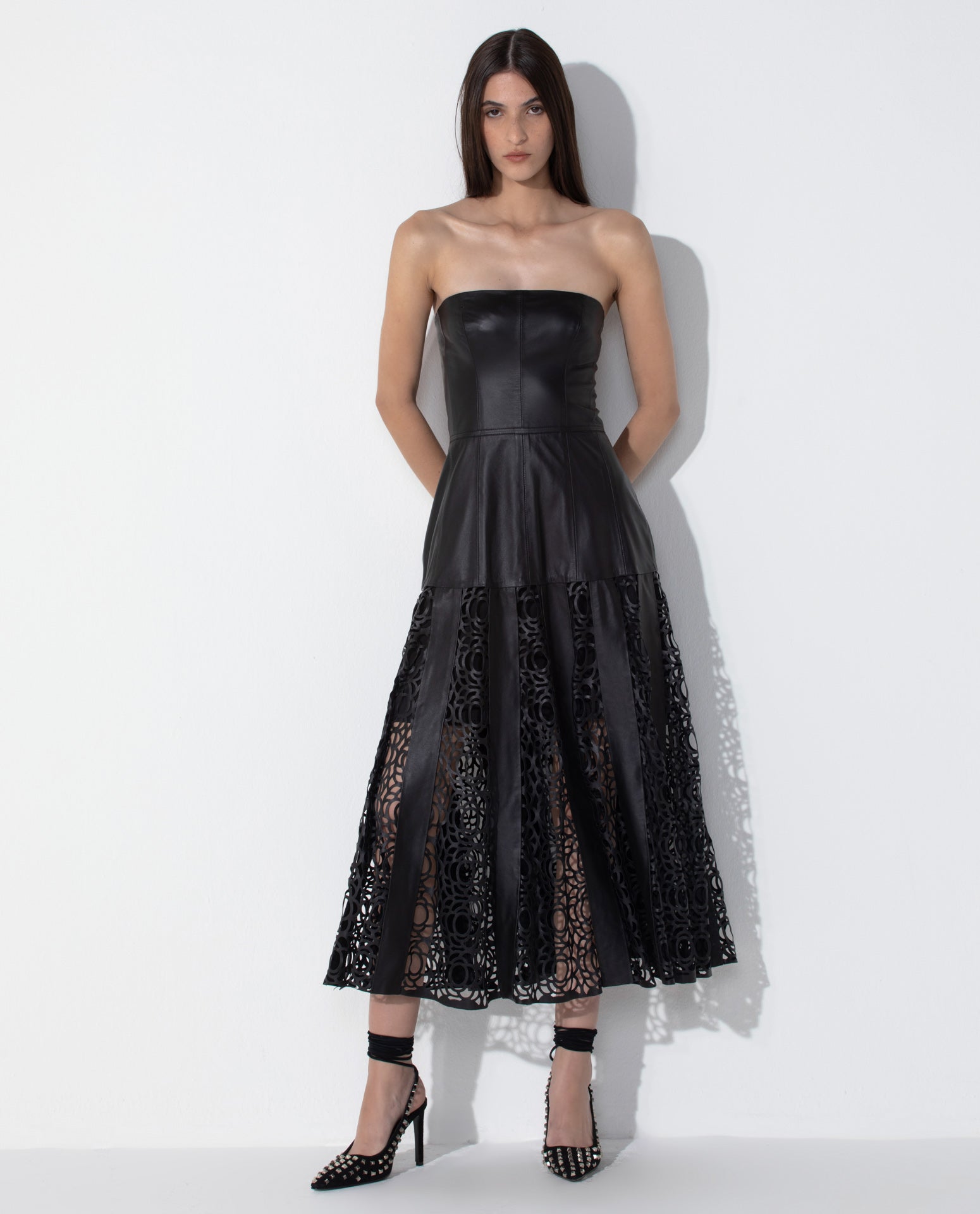 Vestido Lafort Corset Chiara Couro