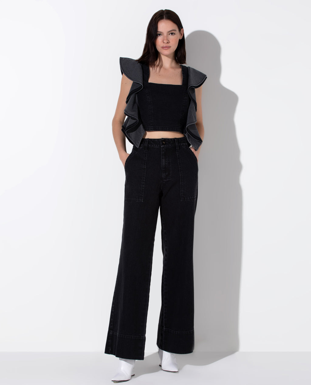 Top Lafort Cropped Odessa Jeans