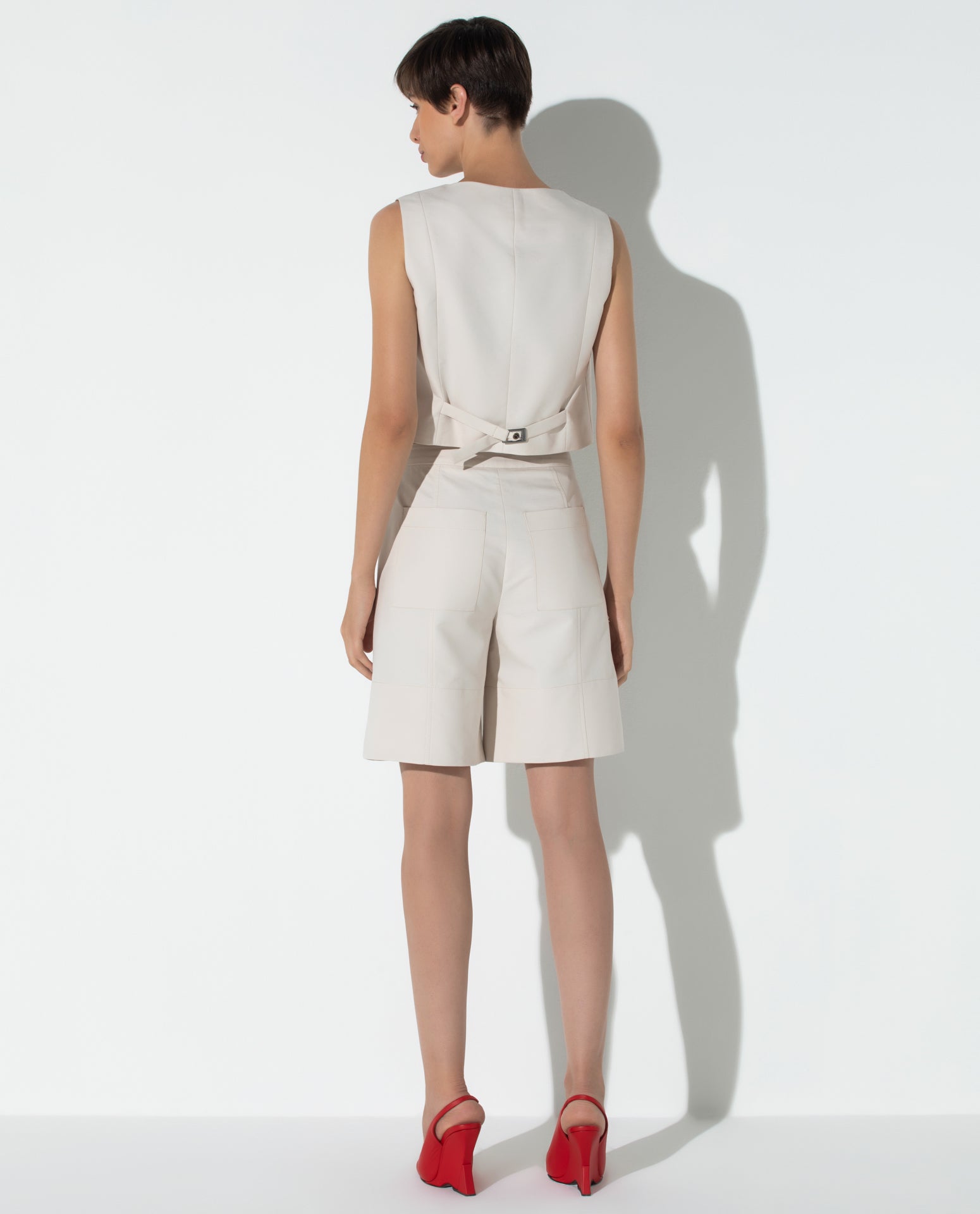 Colete Lafort Acinturado Hilary Cotton Twill