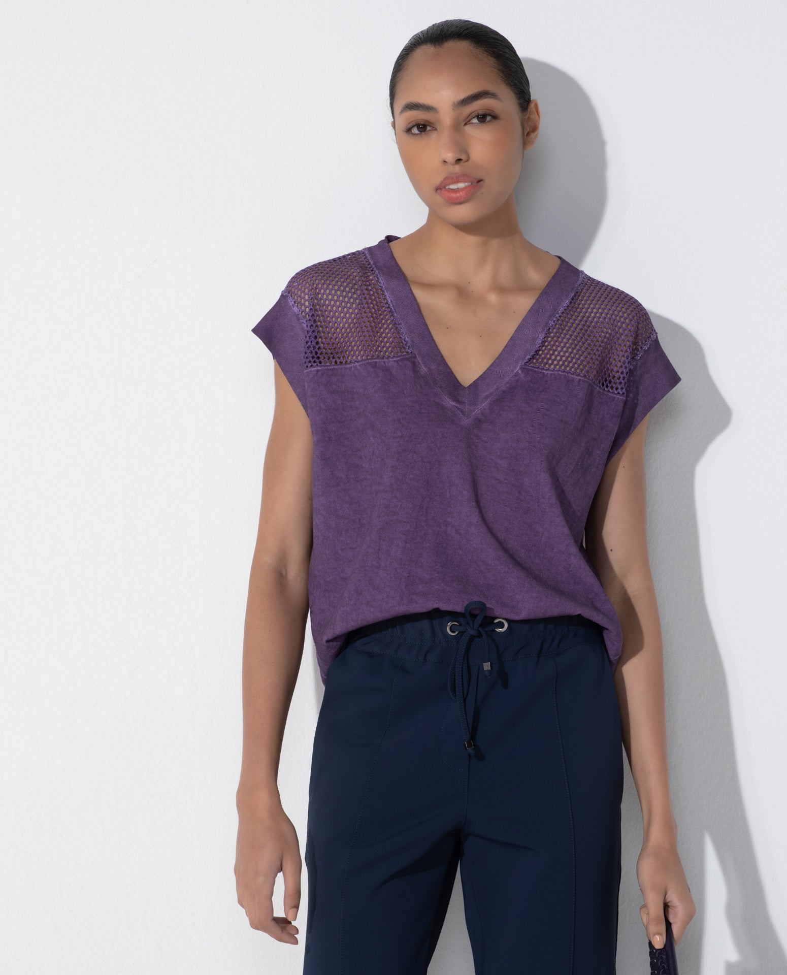 T-shirt Lafort Marmorizada Fatima Malha