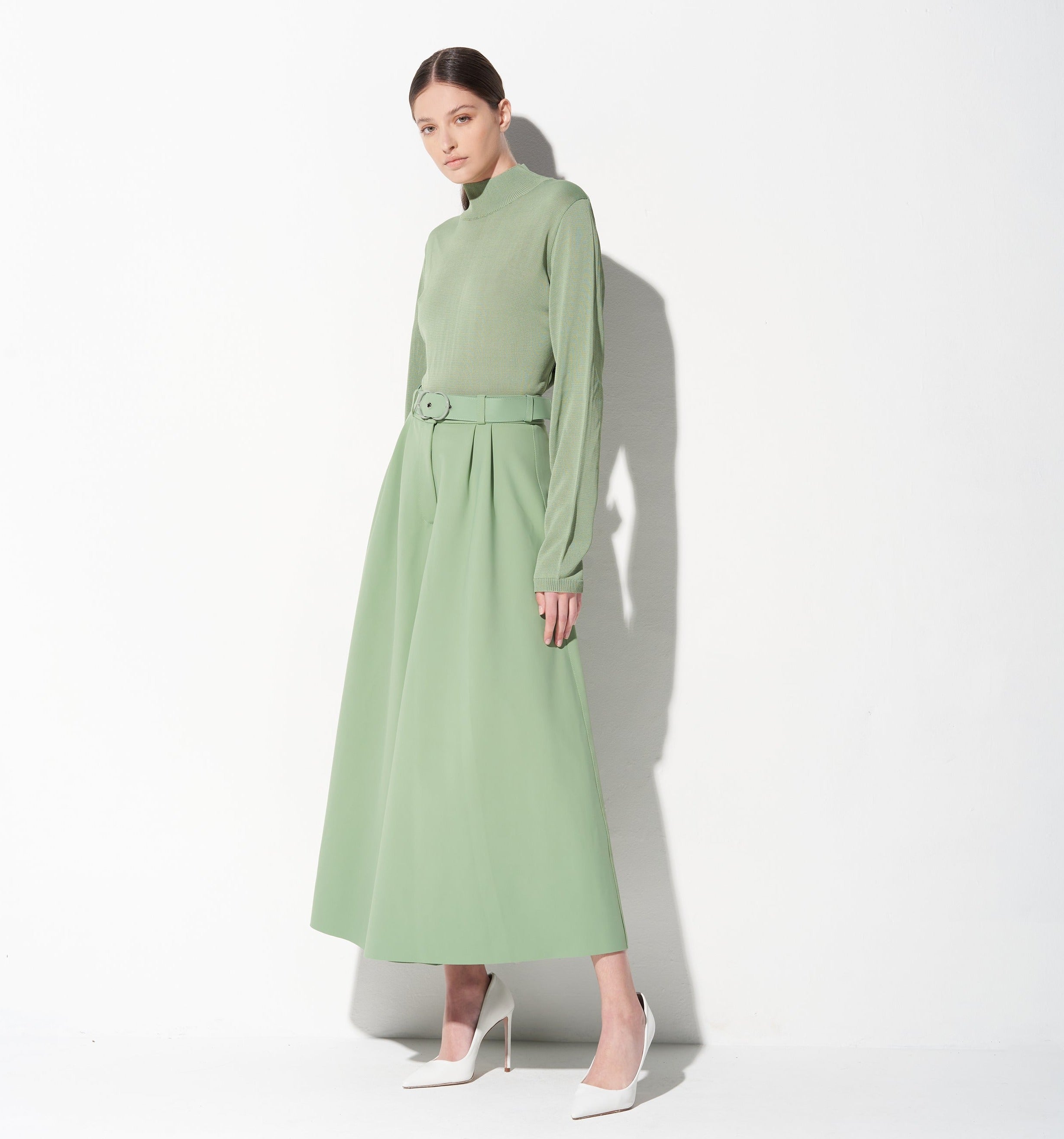 Blusa Lafort Gola Alta Aileen Tricot
