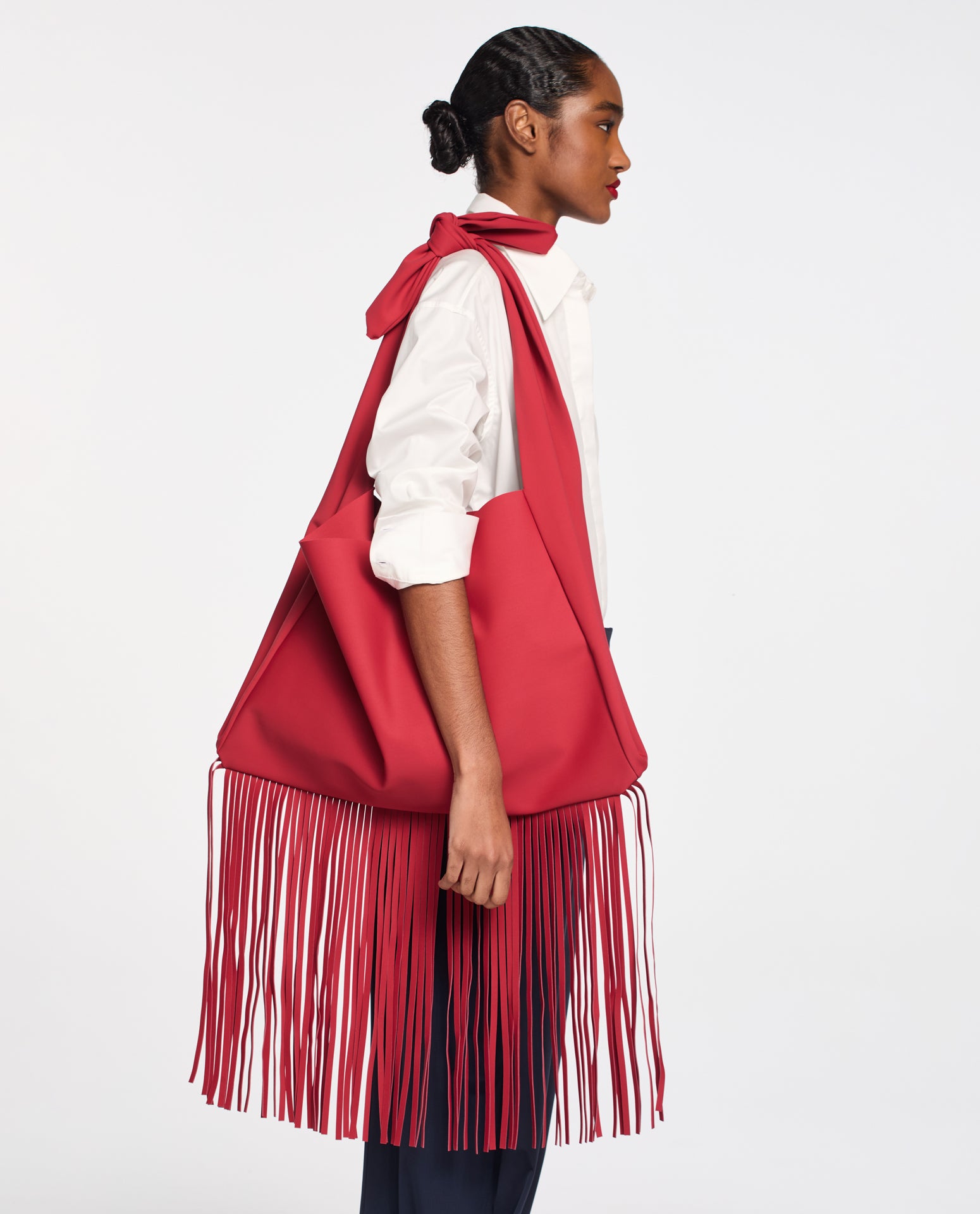 Bolsa Lafort Com Franja Clarice Technoblock®