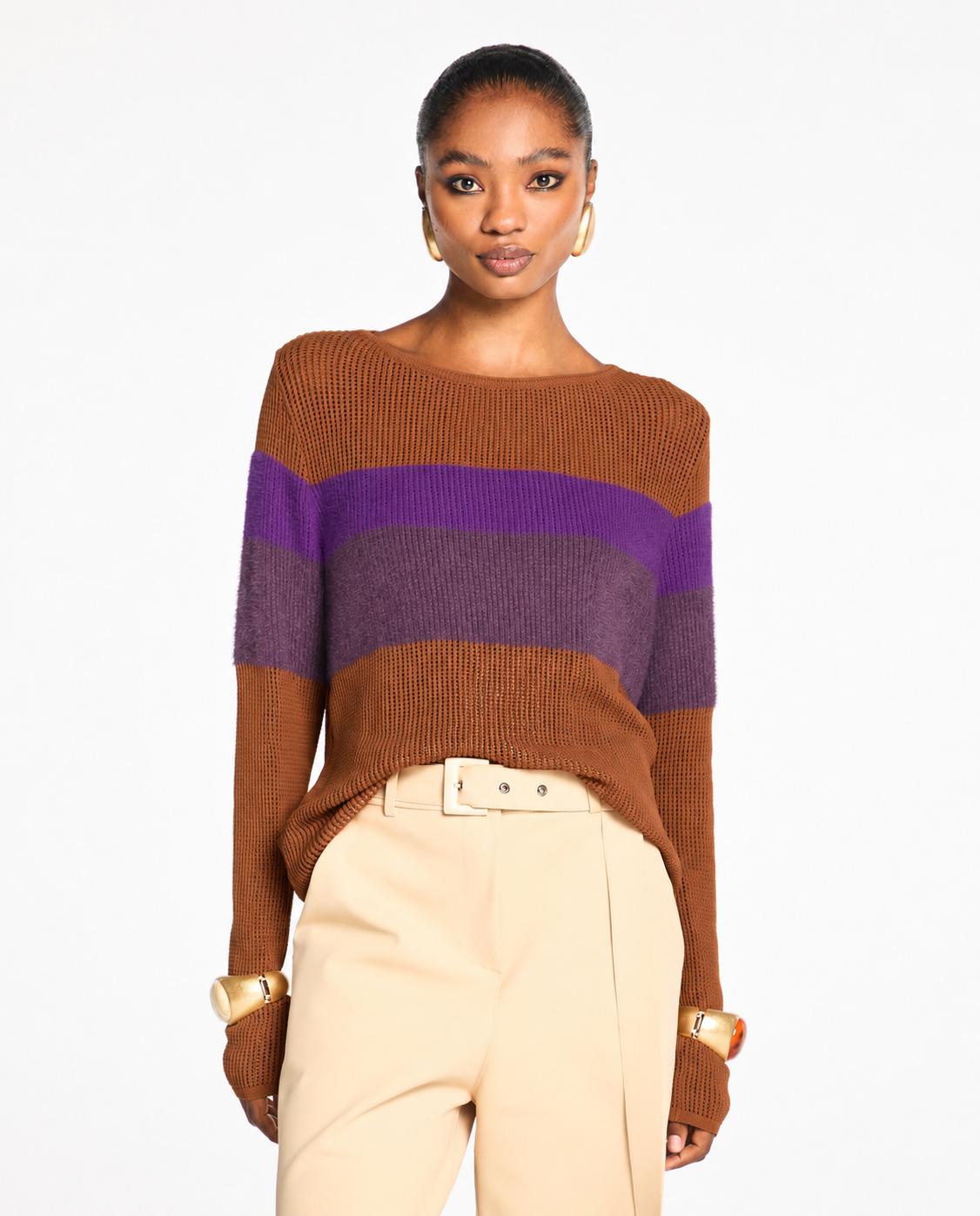 Blusa Lafort Manga Longa Brenda Tricot