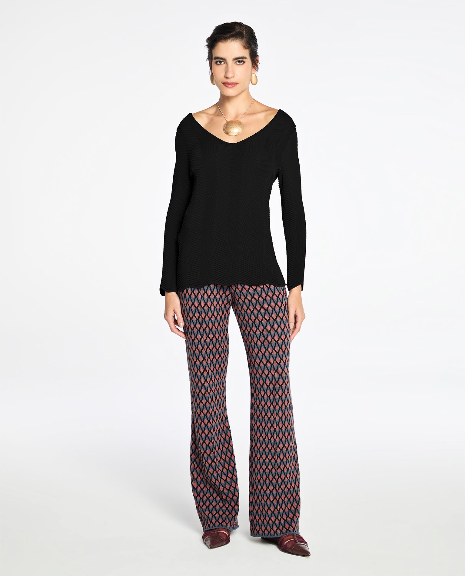 Túnica Lafort Decote V Audrey Tricot