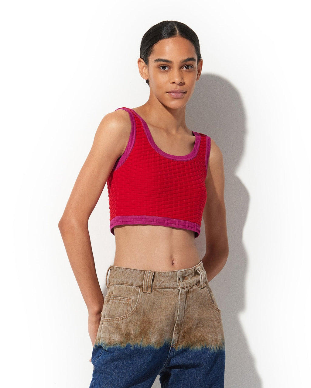 Top Lafort Cropped Kauane Tricot