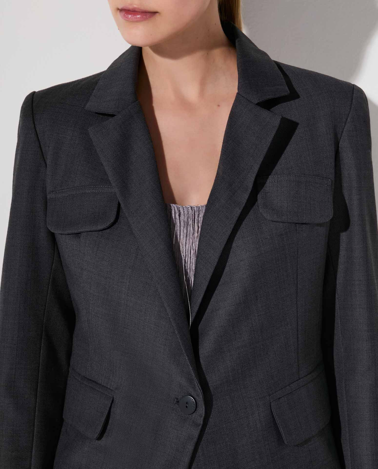Blazer Lafort Alfaiataria Armani Lã Mista
