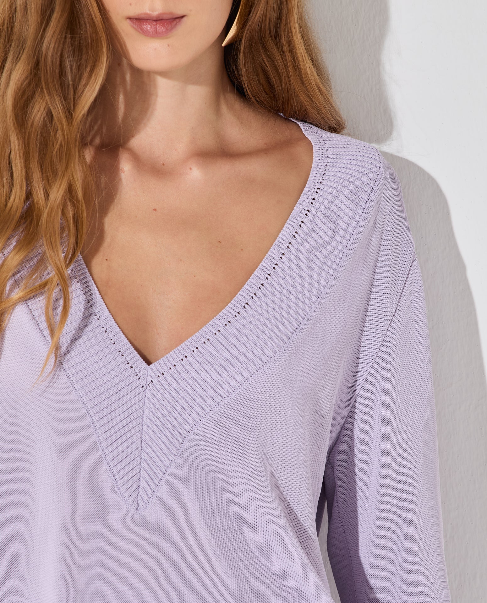 Blusa Lafort Decote V Thelma Tricot