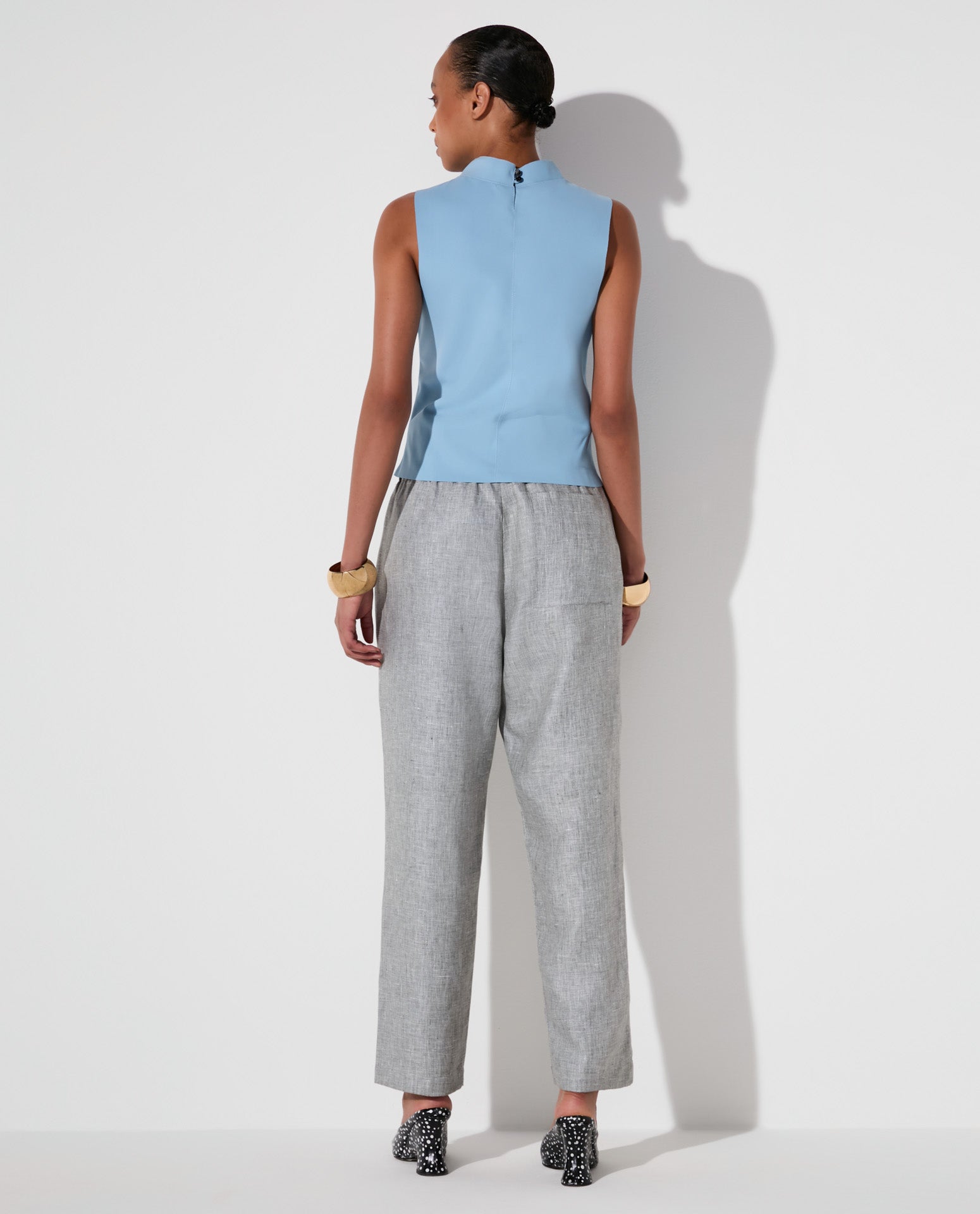 Calça Lafort Com Elástico Emiliana Linho