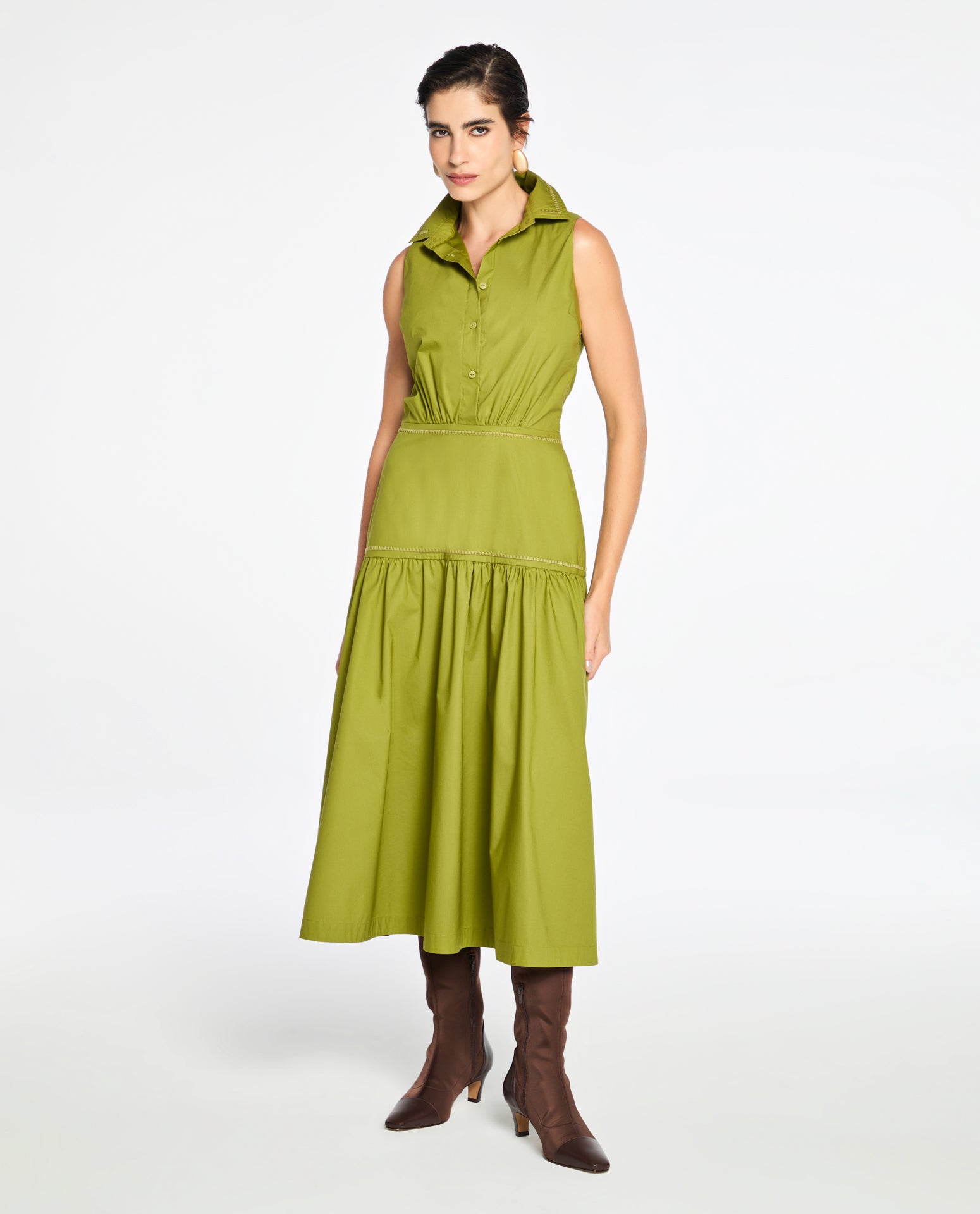 Vestido Lafort Midi Tabatha High Cotton