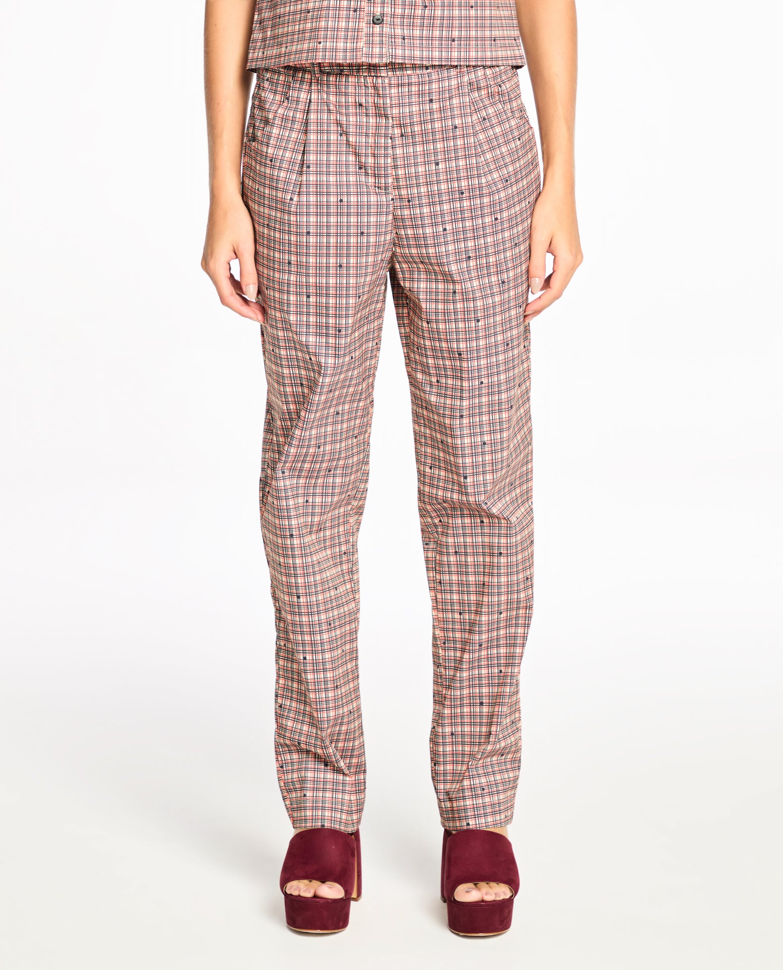 Calça Lafort Slim Tati High Cotton Estampado