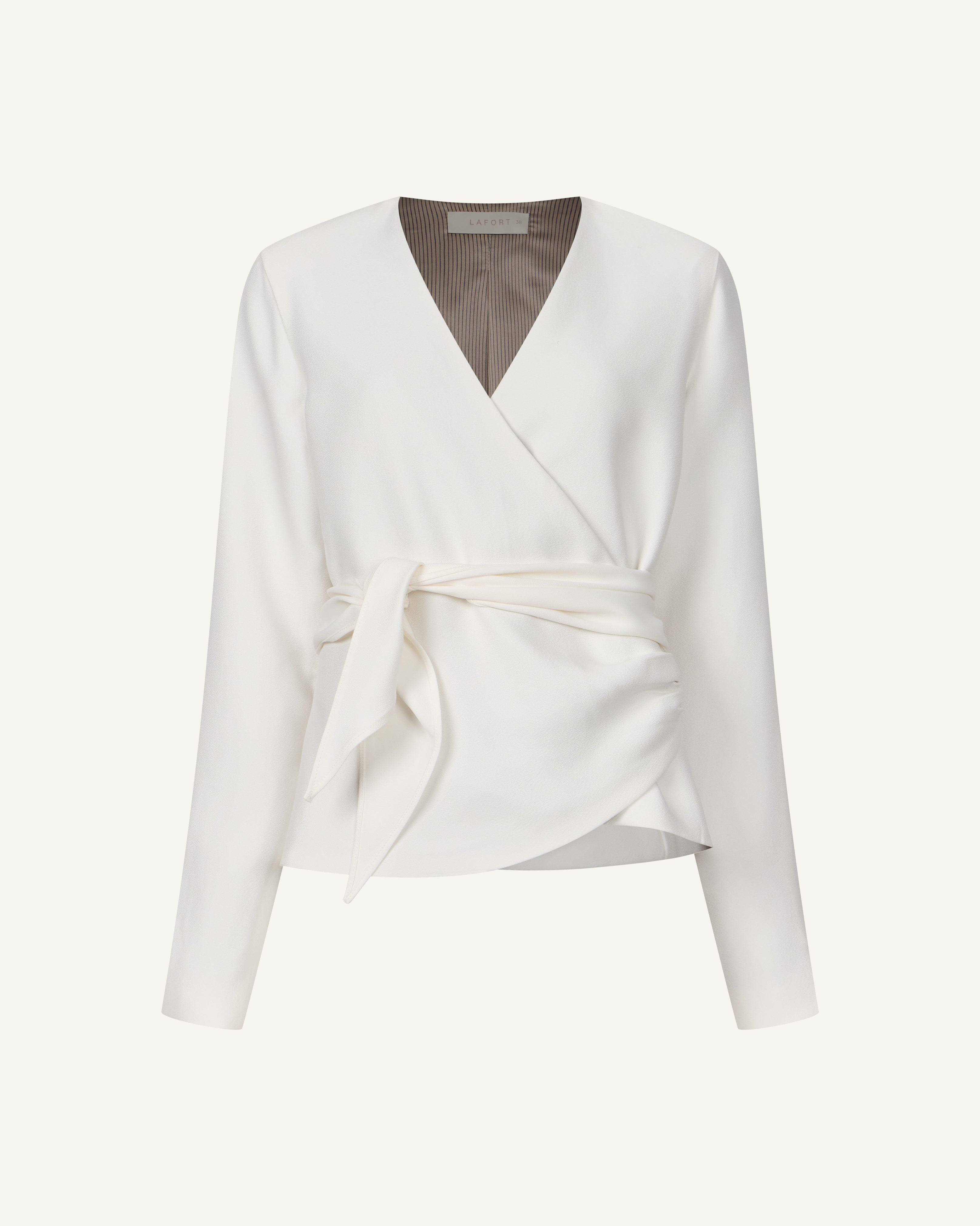 Blusa Lafort Transpasse Carole Crepe Patou