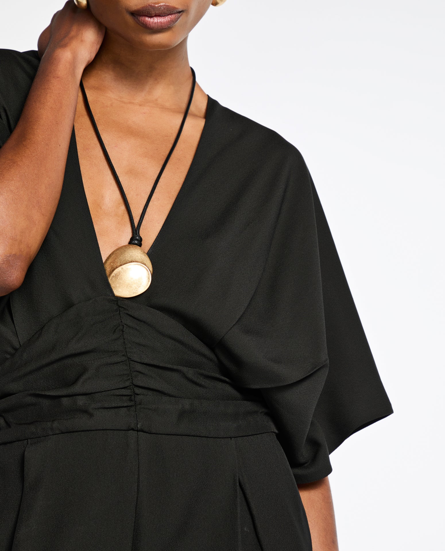 Macacão Lafort Manga Comprida Fabiola Crepe Patou