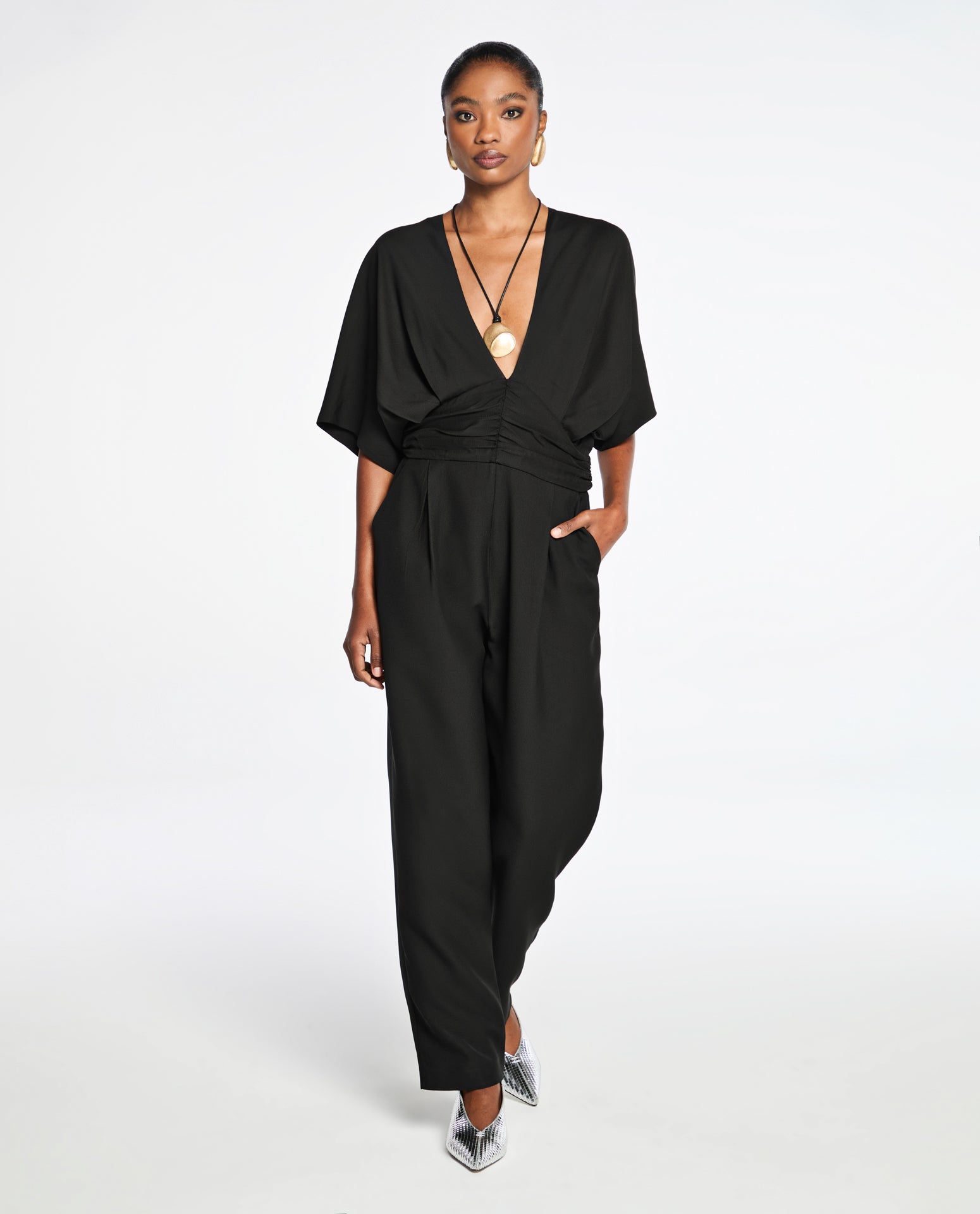 Macacão Lafort Manga Comprida Fabiola Crepe Patou