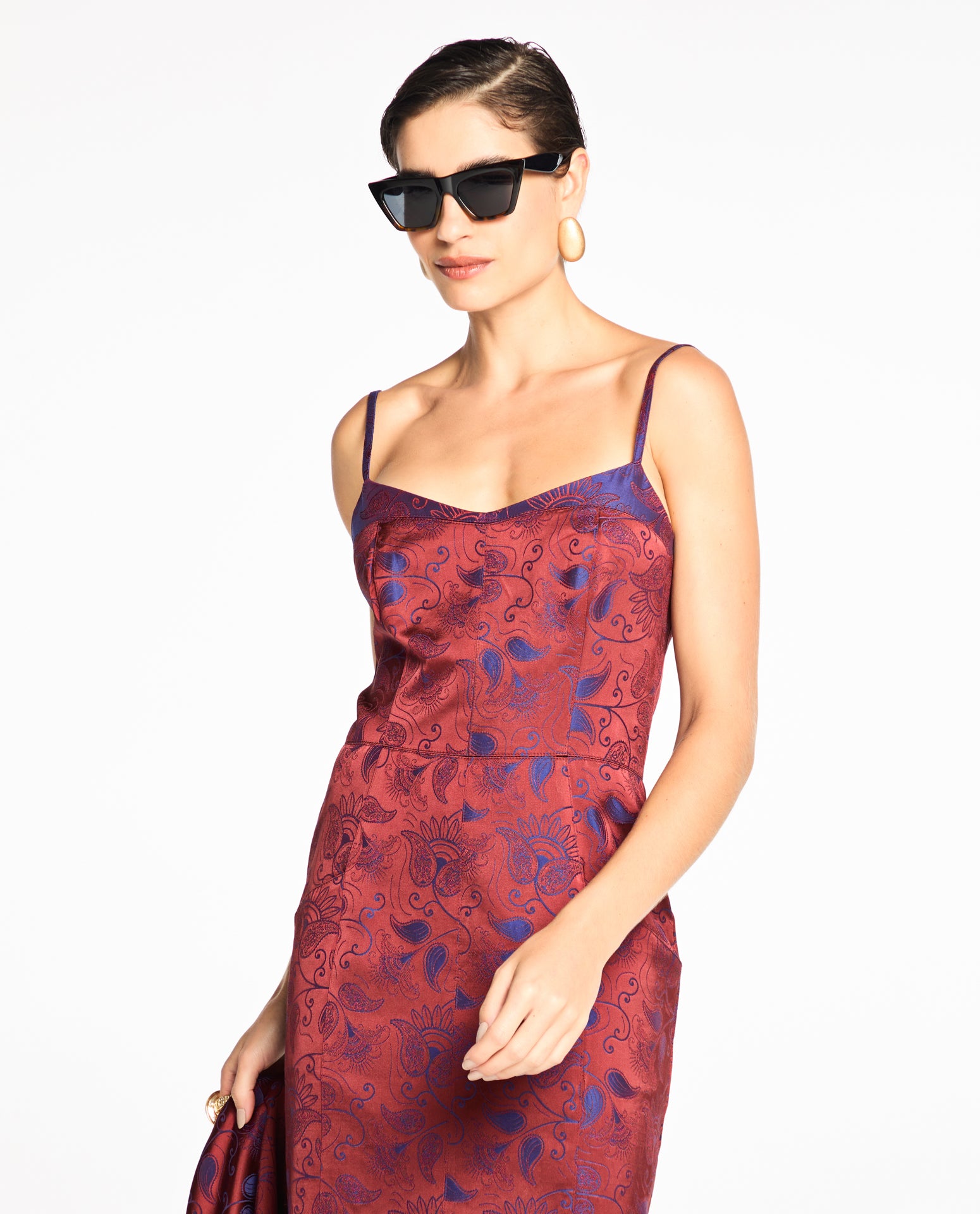 Vestido Lafort Pesponto Jade Jacquard