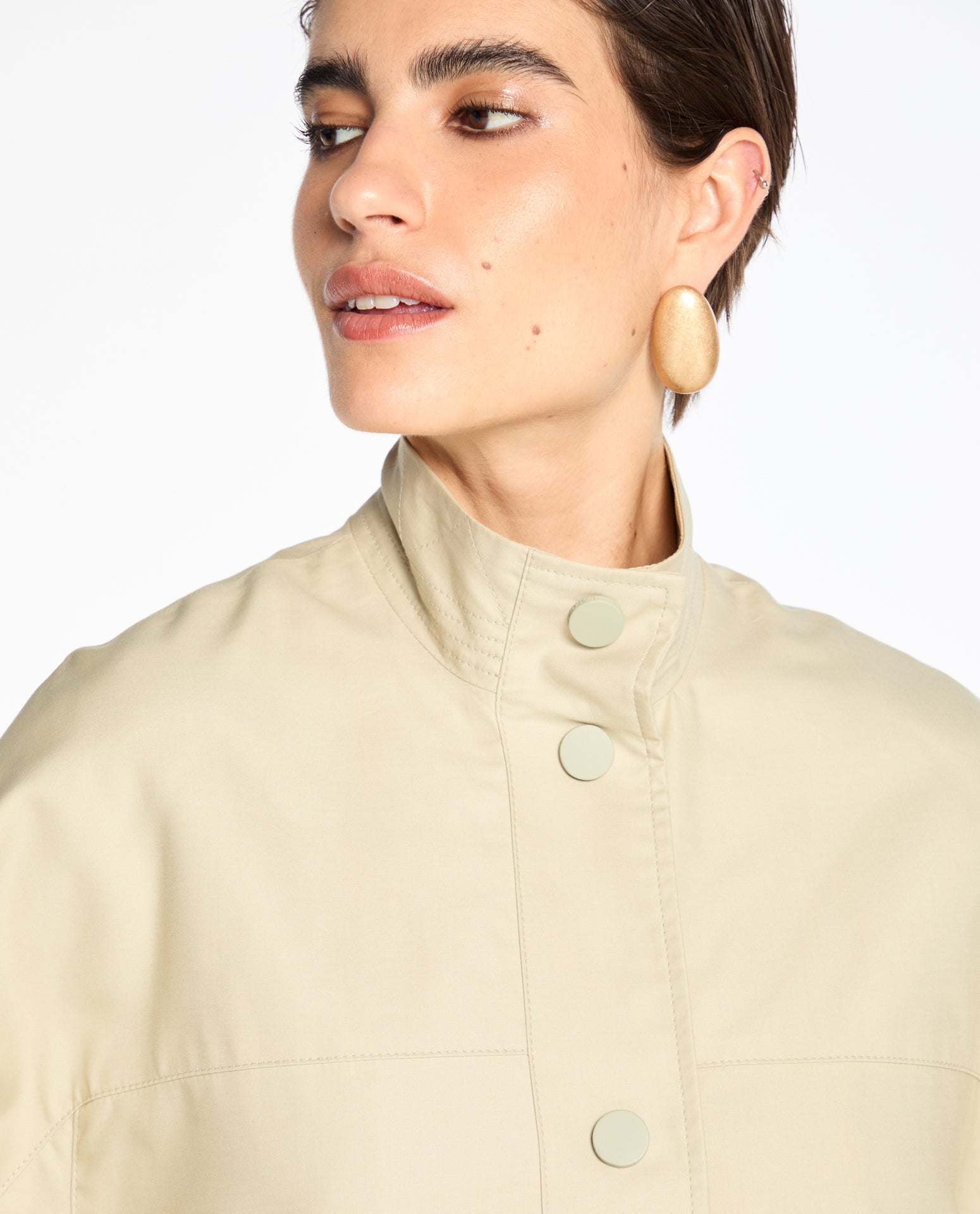 Jaqueta Lafort Recortes Bea Cotton Twill