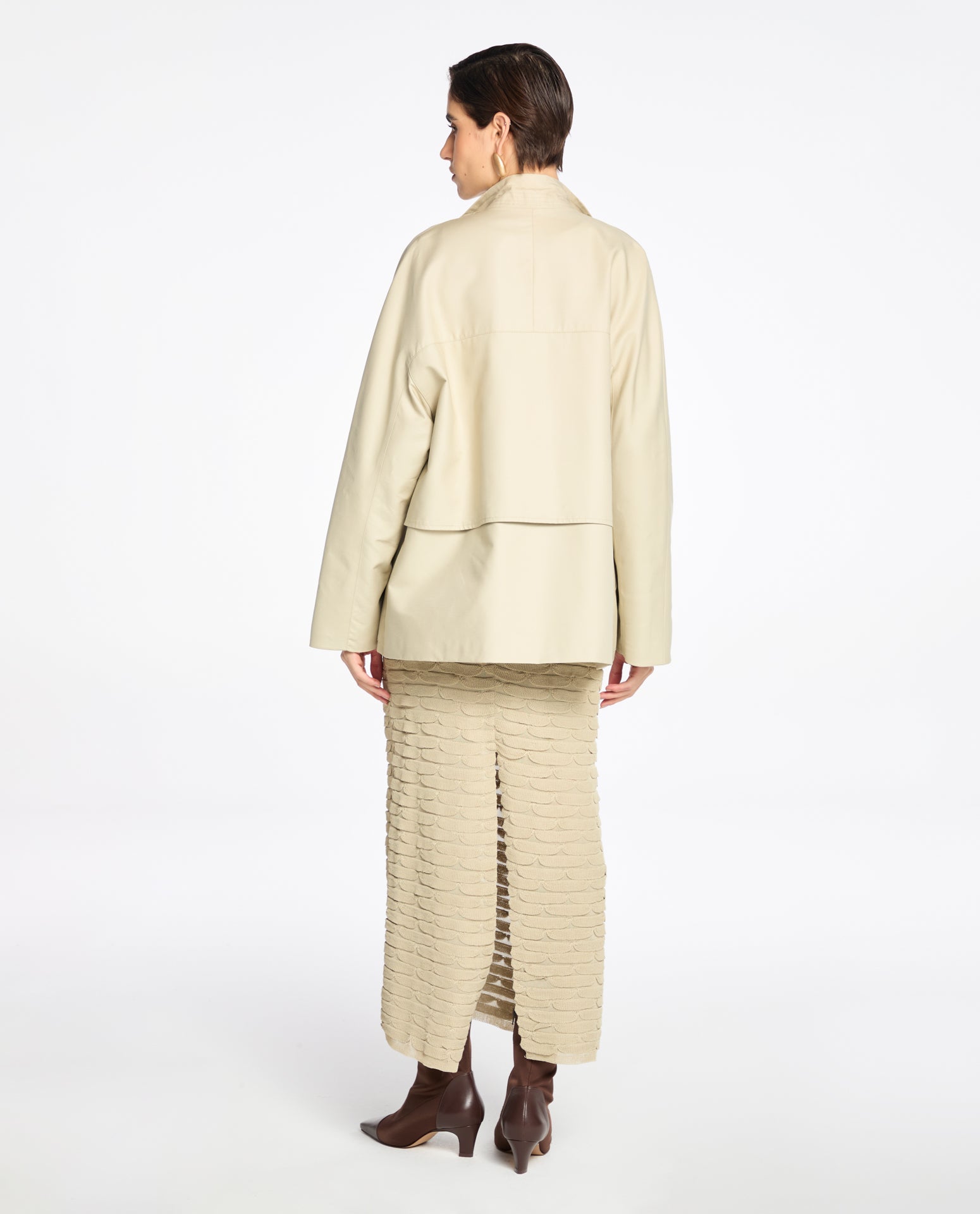 Jaqueta Lafort Recortes Bea Cotton Twill