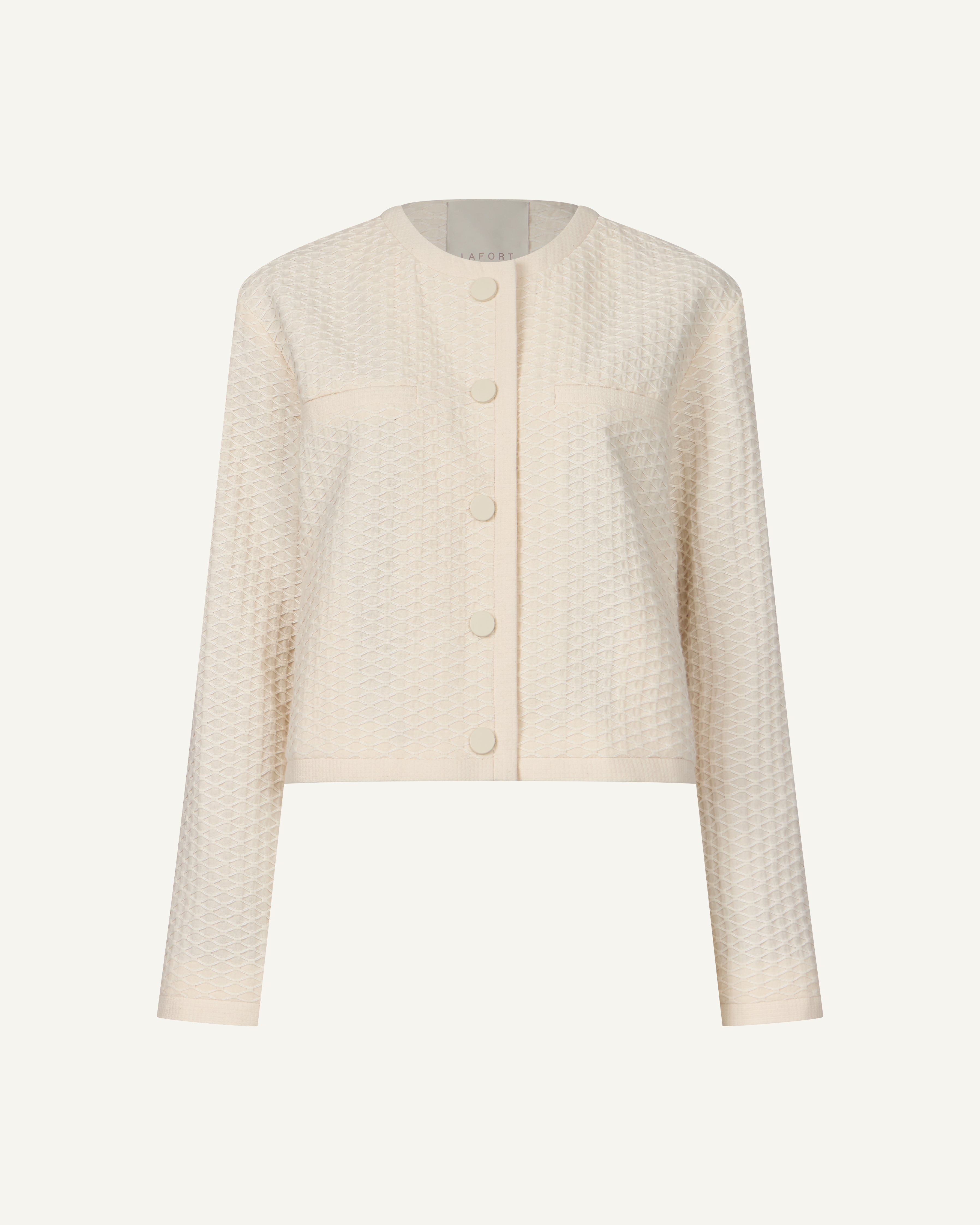 Jaqueta Lafort Bolsos Francisca Textura Natural