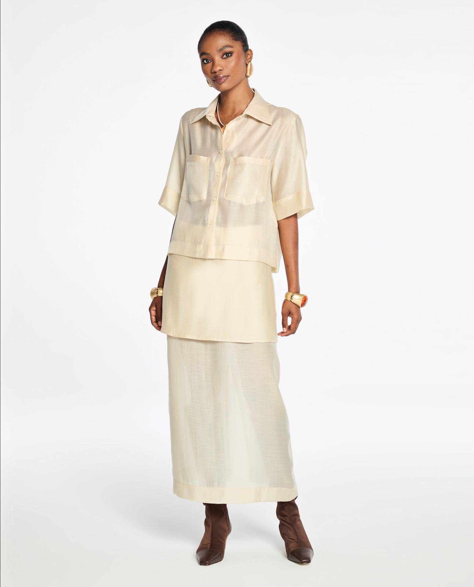 Saia Lafort Midi Josephine Organza