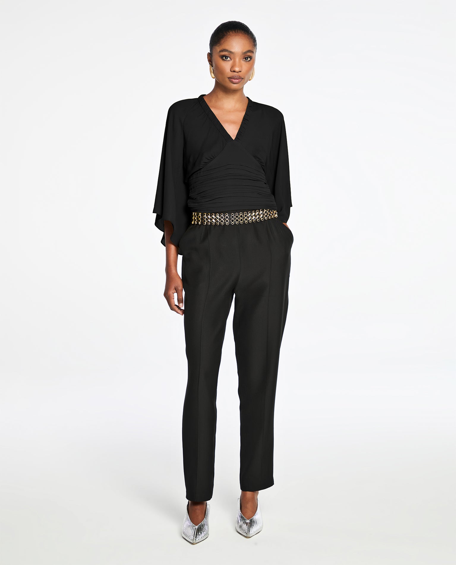 Blusa Lafort Nervuras Lau Crepe Leve